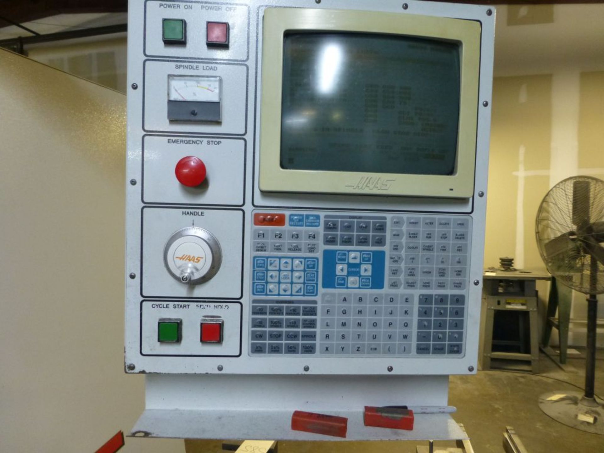 Haas VF-3 CNC Vertical Machining Center; 15 HP High Torque Spindle; Model No. 3; Mfg: 7/96; 208/ - Image 4 of 22