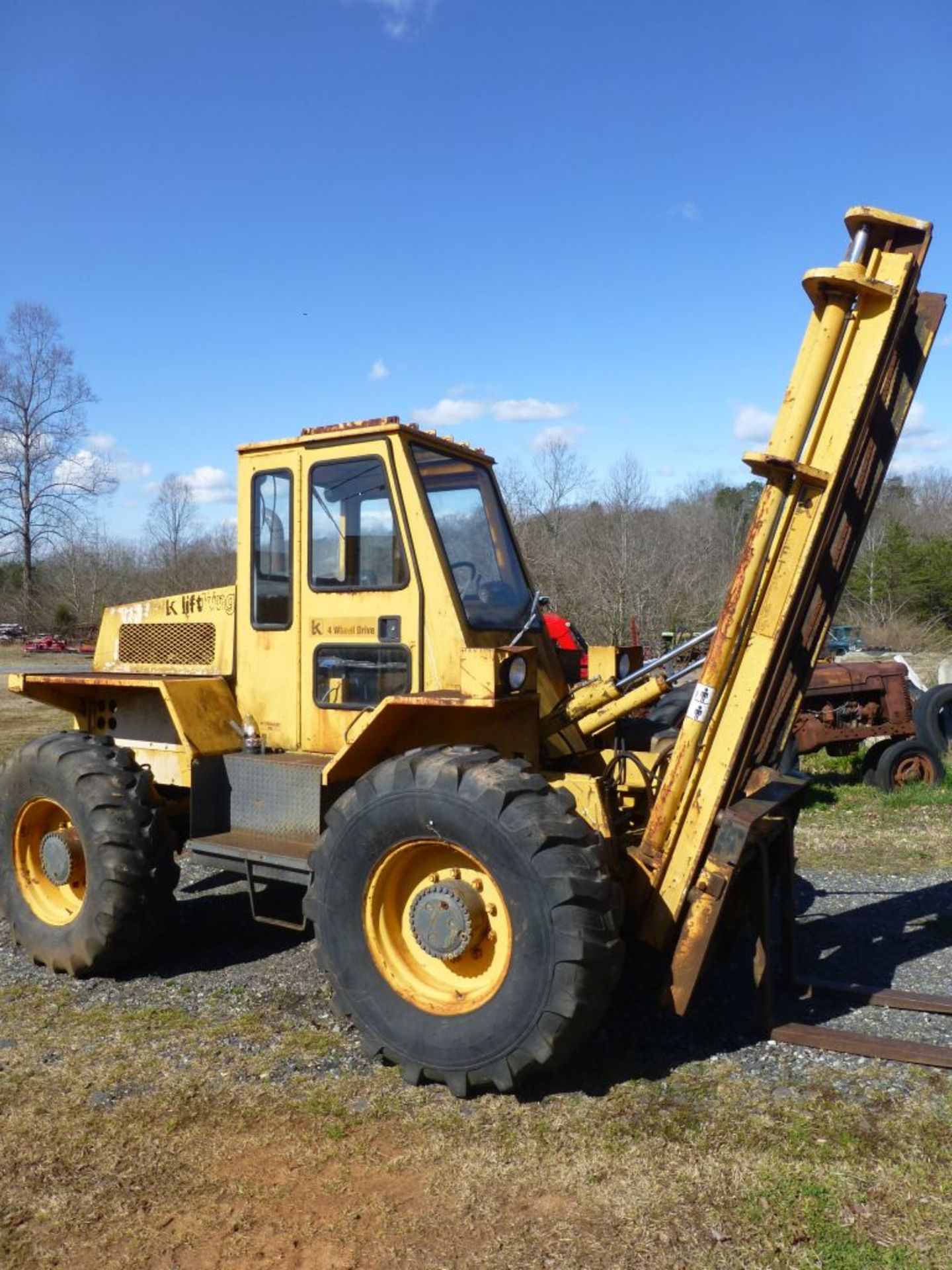 K Lift King Rough Terrain 4 Wheel Drive Forklift; Model No. LK 6P44; Serial No. LT 0005; Mfg: - Image 3 of 25