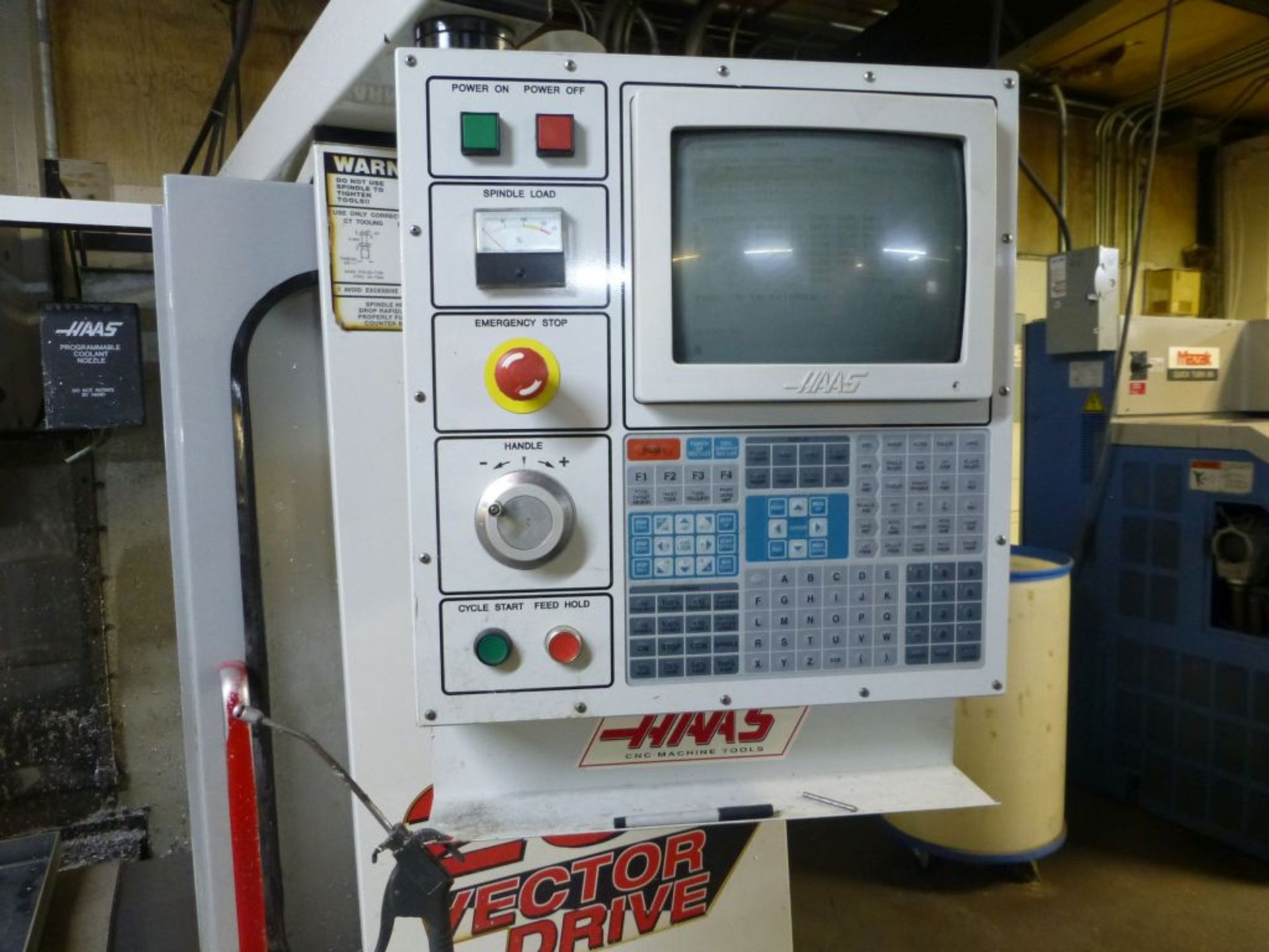 Haas VF-0 CNC Vertical Machining Center; 20 HP High Torque Spindle; Model No. 3; Mfg: 7/96; 208/ - Image 2 of 18