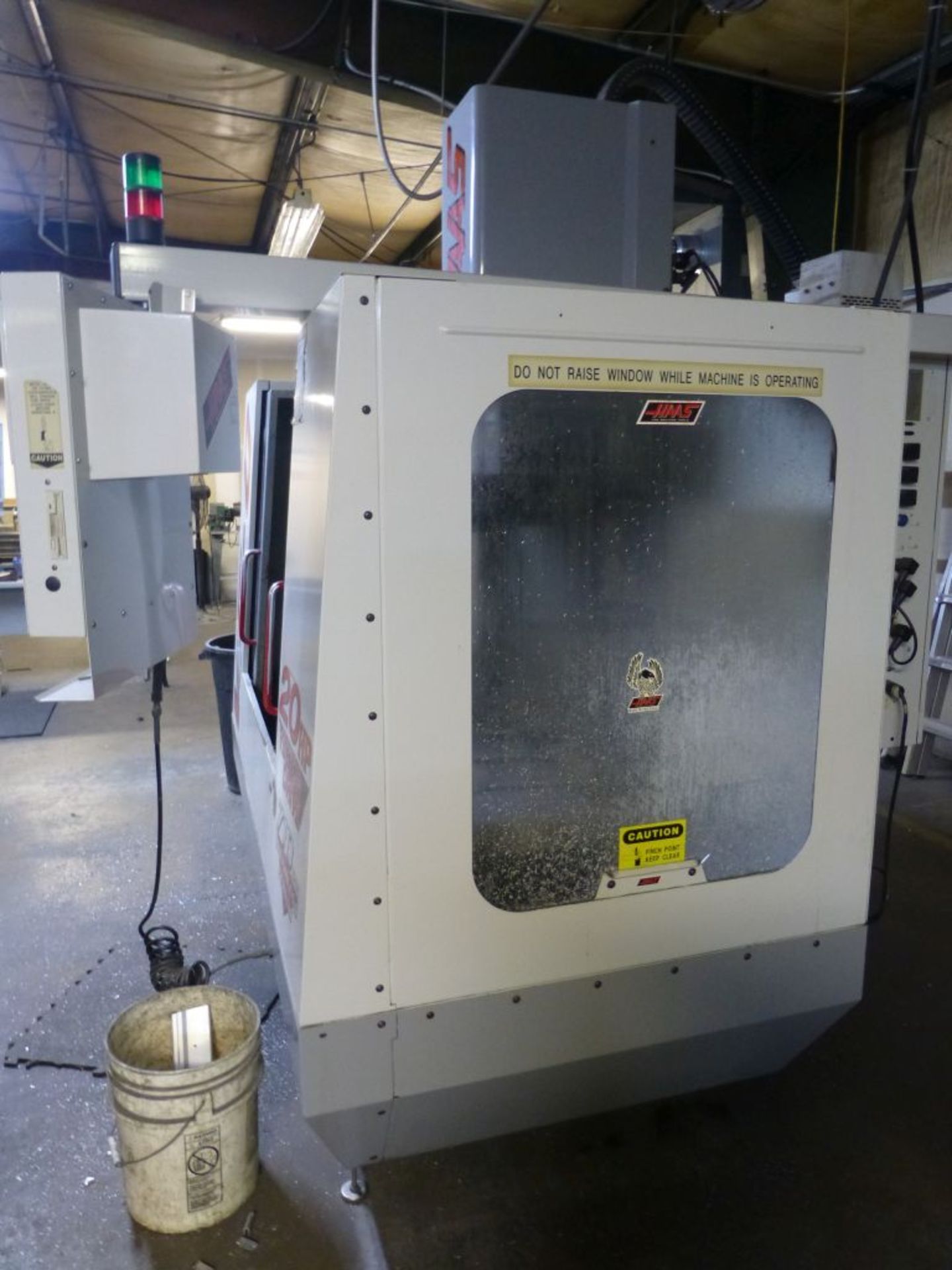 Haas VF-0 CNC Vertical Machining Center; 20 HP High Torque Spindle; Model No. 3; Mfg: 7/96; 208/ - Image 7 of 18