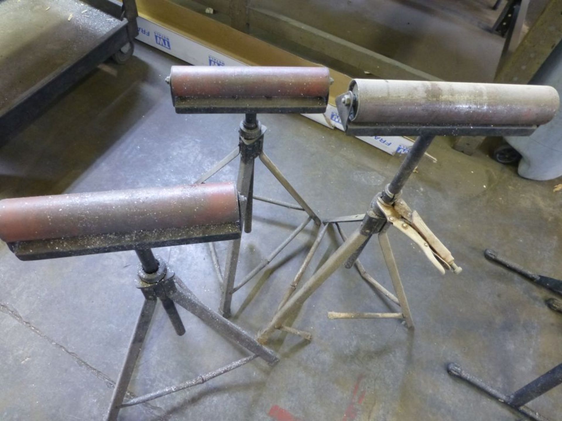 Lot of (3) 12.5" Roll Stands