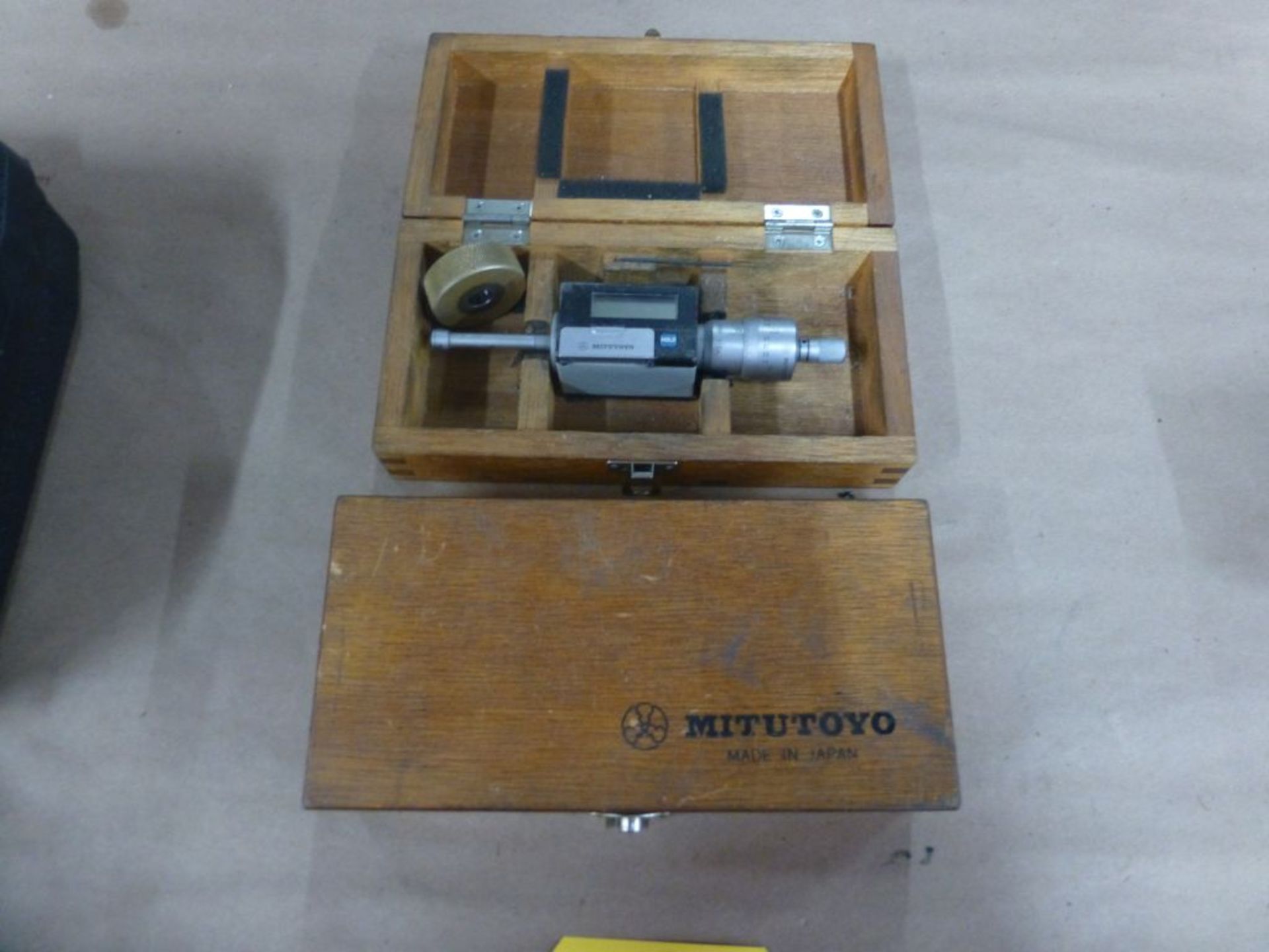 Lot of (2) Mitutoyo Digital Micrometer Stops