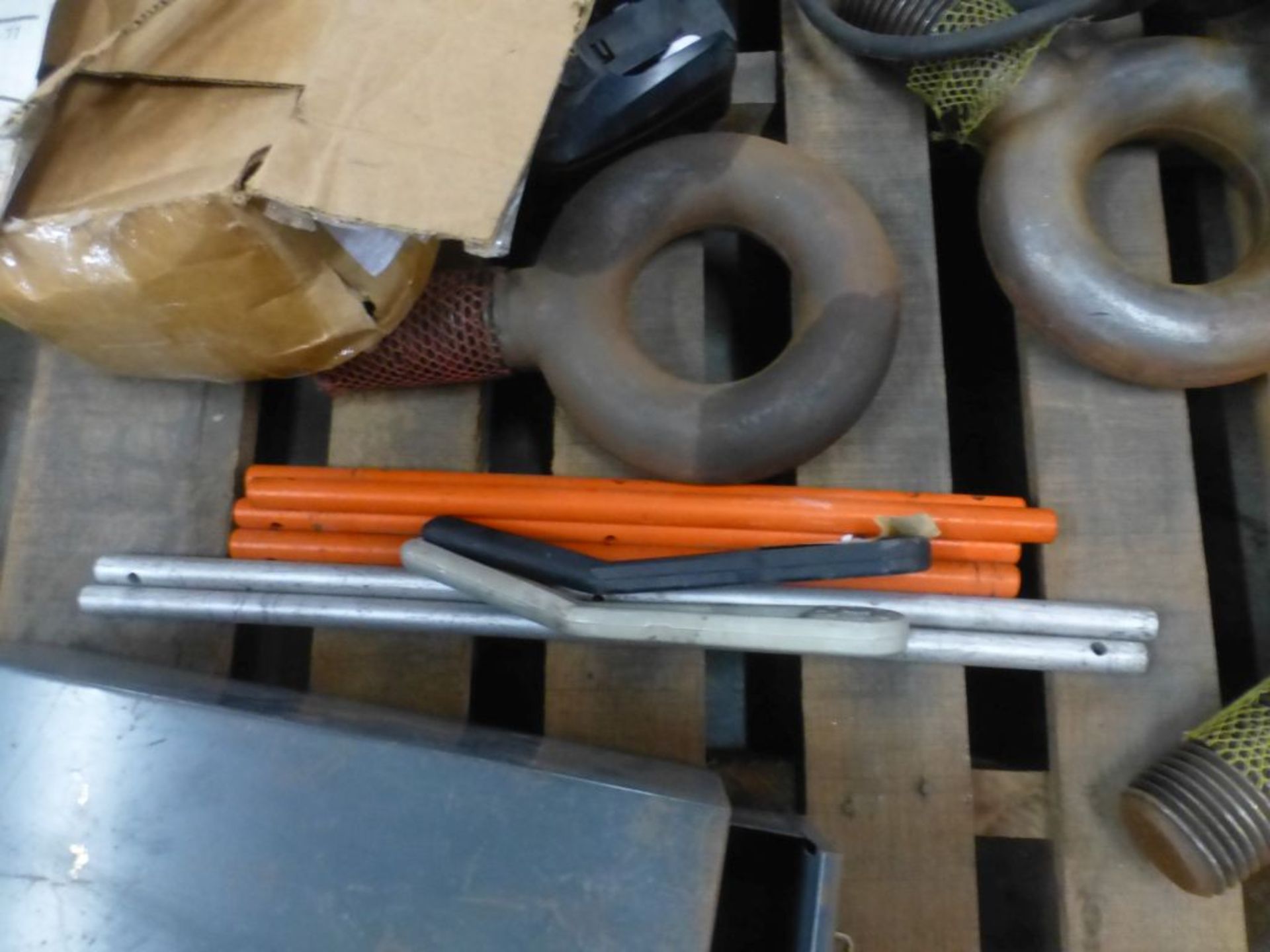 Lot of Assorted Components|Includes:; Large Eye Bolts; Rods; Steam Trap; Single Drawer|Lot Loading F - Image 7 of 21