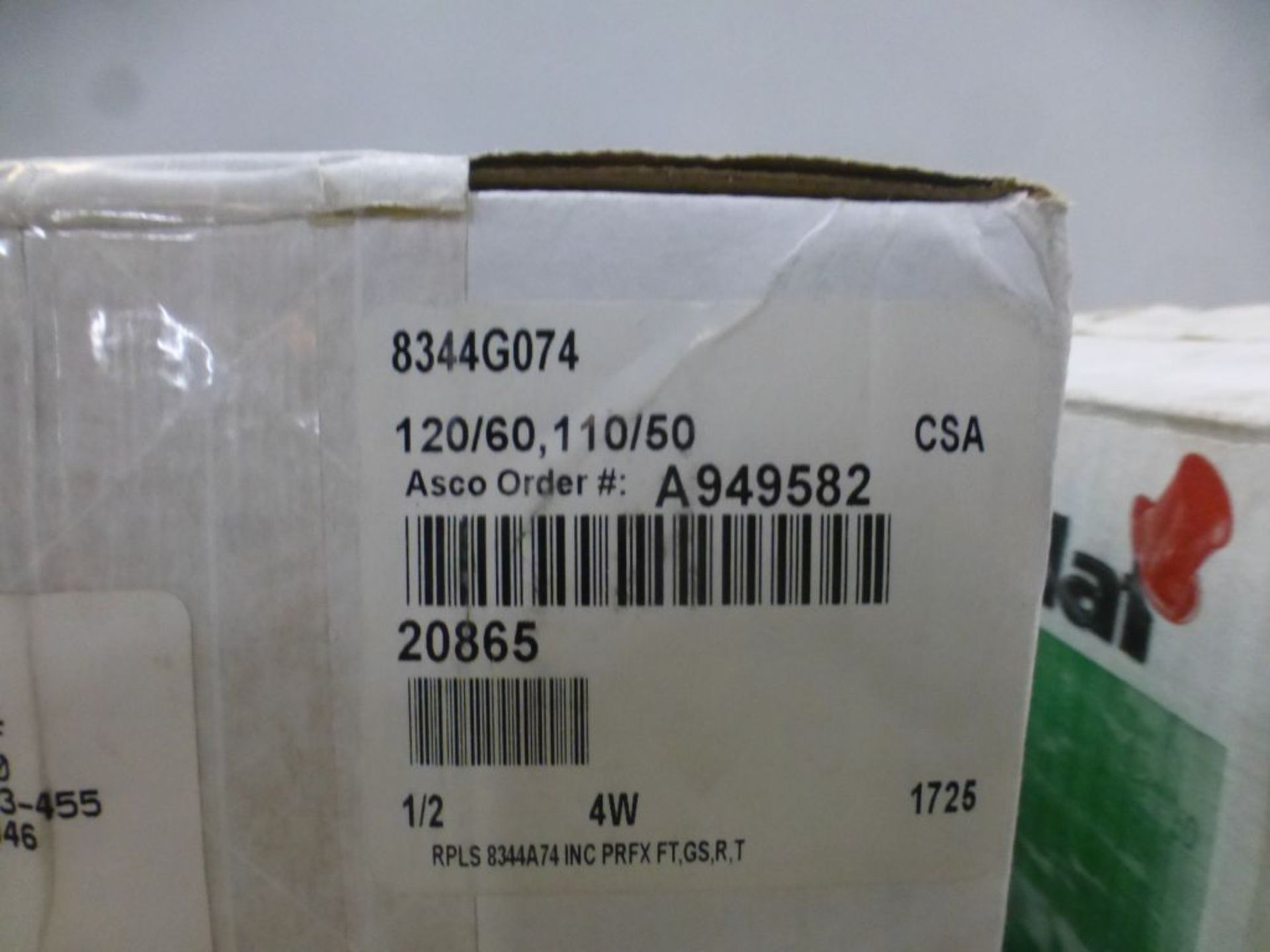 Lot of (4) ASCO Valves|(1) Cat No. 8344G074; (1) Cat No. EFHT8344G074M0; (1) Cat No. 8300G076F; (1) - Image 6 of 17