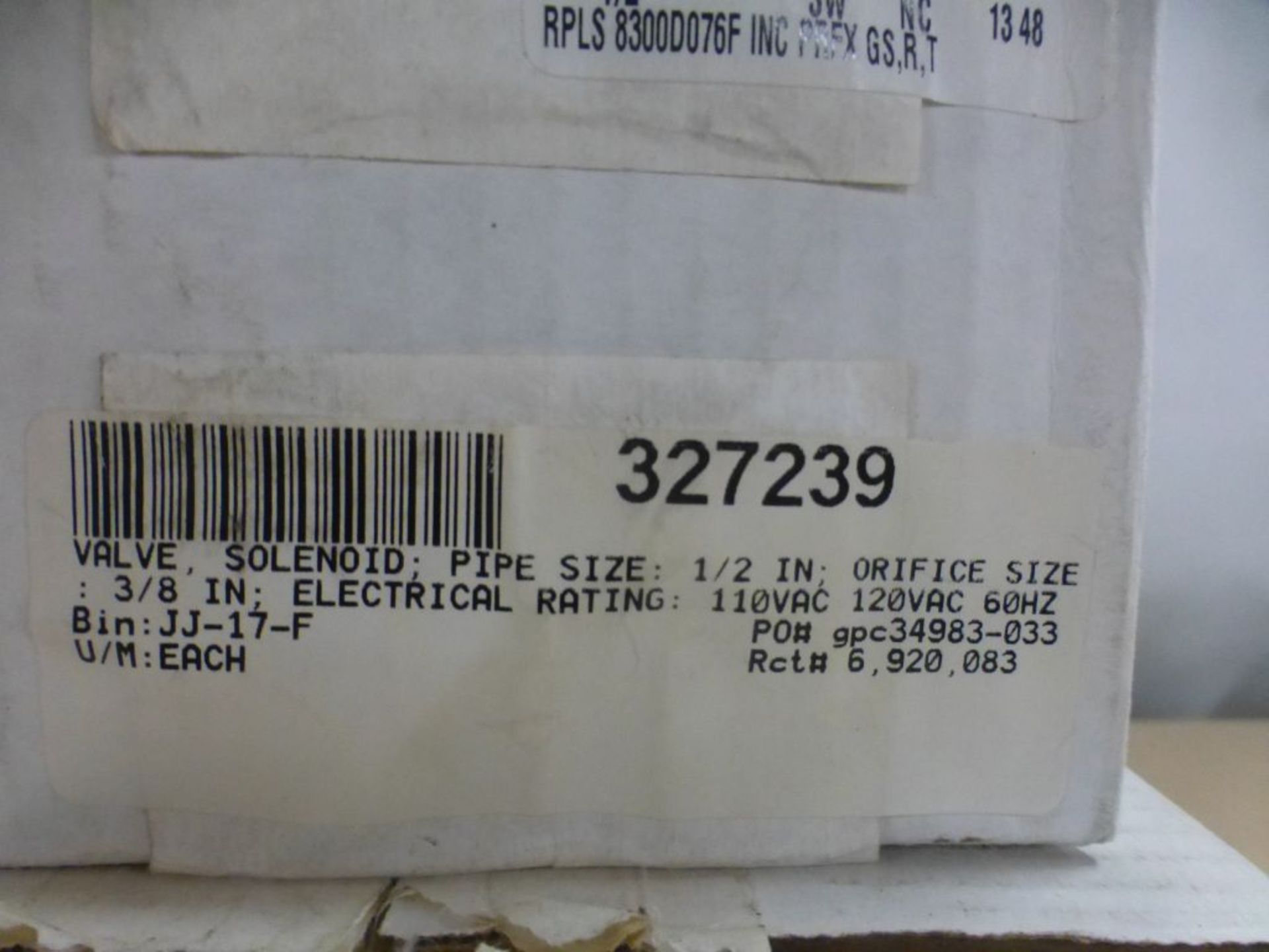 Lot of (4) ASCO Valves|(1) Cat No. 8344G074; (1) Cat No. EFHT8344G074M0; (1) Cat No. 8300G076F; (1) - Image 13 of 17