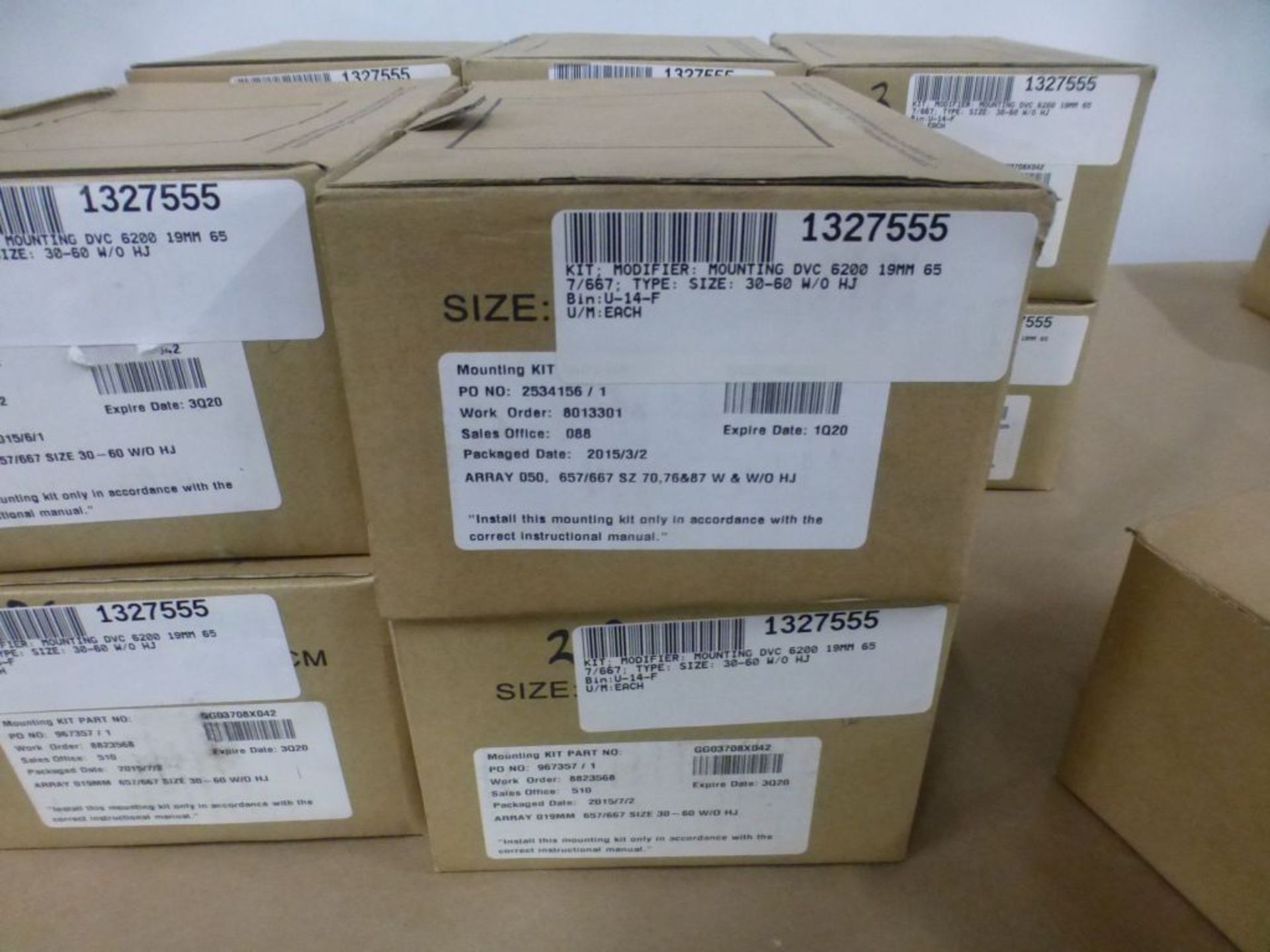 Lot of (11) Fisher Modifier Mounting Kits|Part No. GG03708X042|Lot Loading Fee: $5.00 - Image 9 of 23