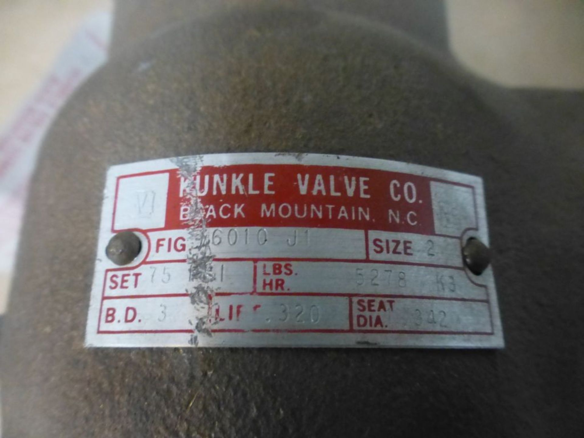 Lot of Assorted Valves|(2) Kunkle Valves, Size: 2", 75 PSI; (1) Dresser Consolidated Relief Valves, - Image 6 of 22