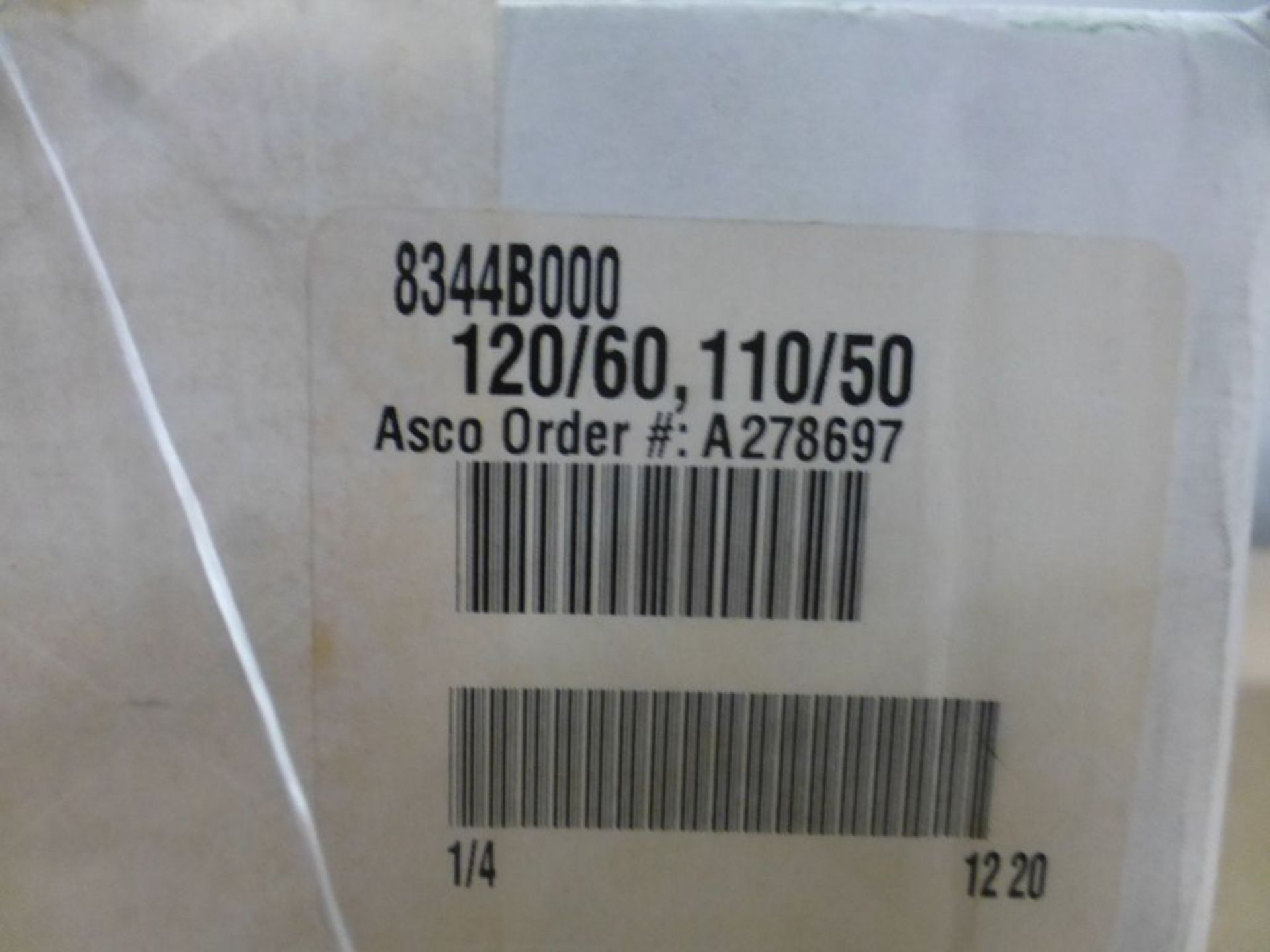 Lot of (4) ASCO Valves|(1) Cat No. 8344G074; (1) Cat No. EFHT8344G074M0; (1) Cat No. 8300G076F; (1) - Image 17 of 17