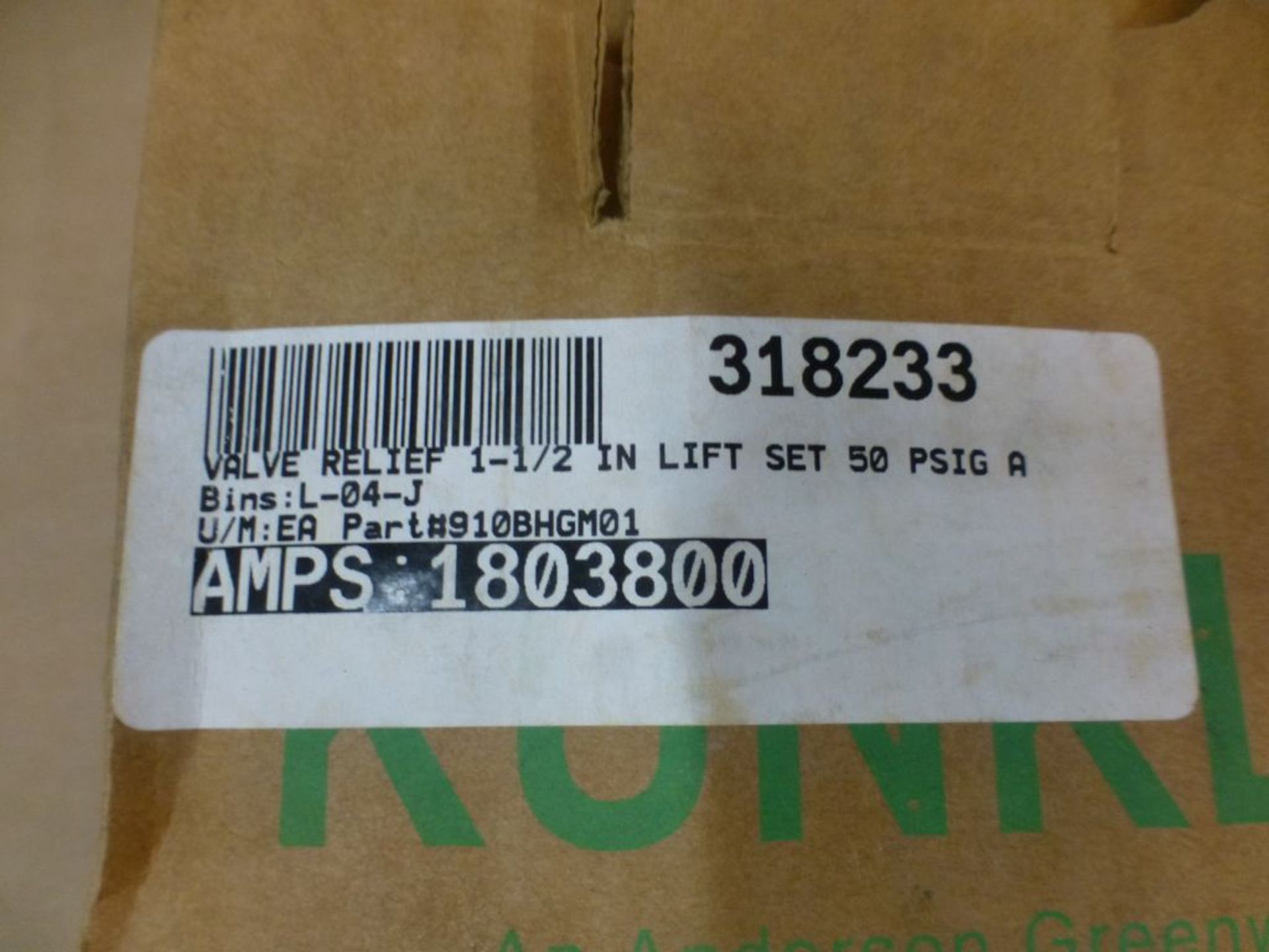 Lot of Assorted Valves|(2) Kunkle Valves; (2) Safety Relief Valves Part No. 1-110M-2-MS, Model No. 1 - Image 26 of 30