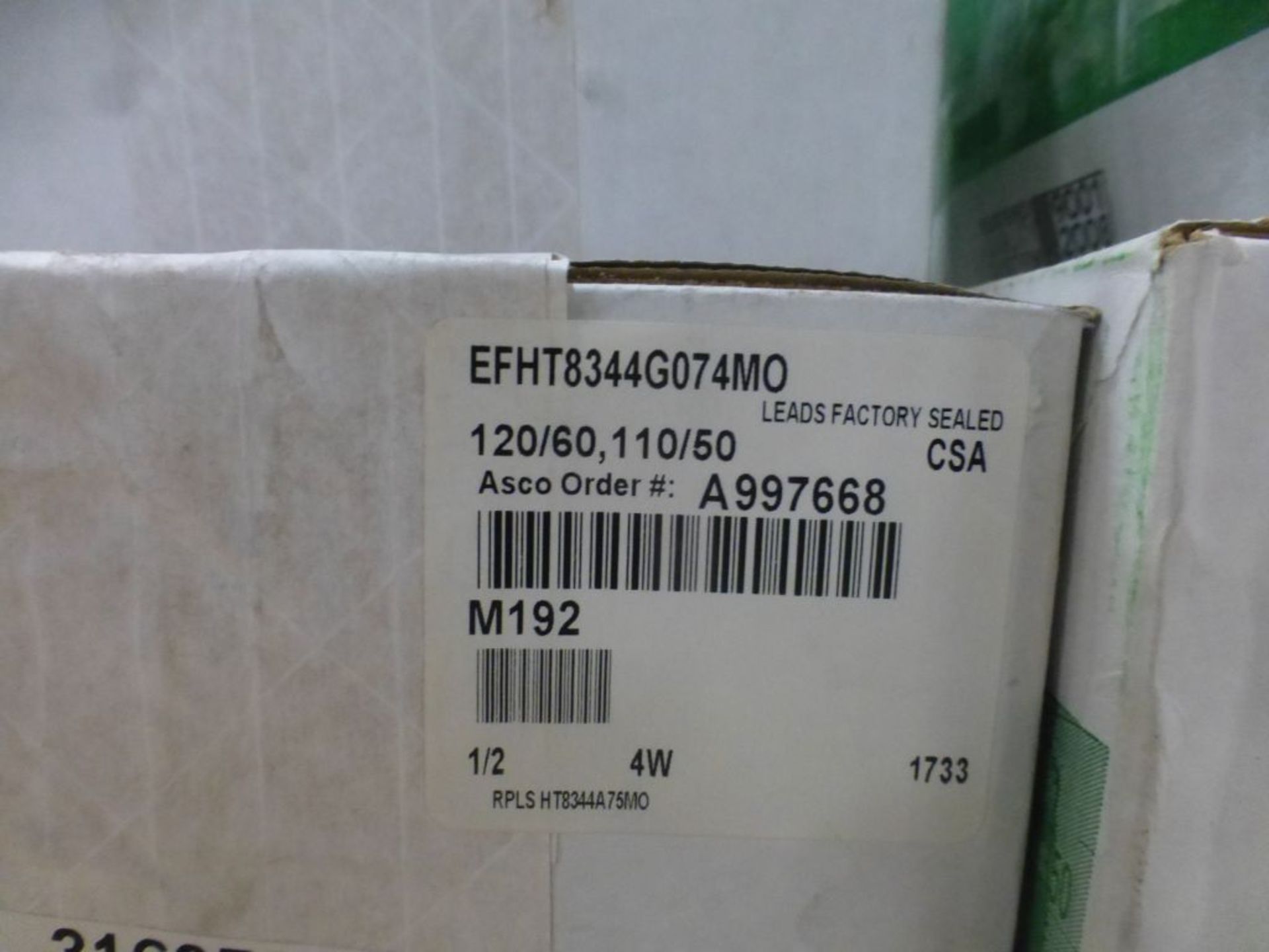 Lot of (4) ASCO Valves|(1) Cat No. 8344G074; (1) Cat No. EFHT8344G074M0; (1) Cat No. 8300G076F; (1) - Image 9 of 17