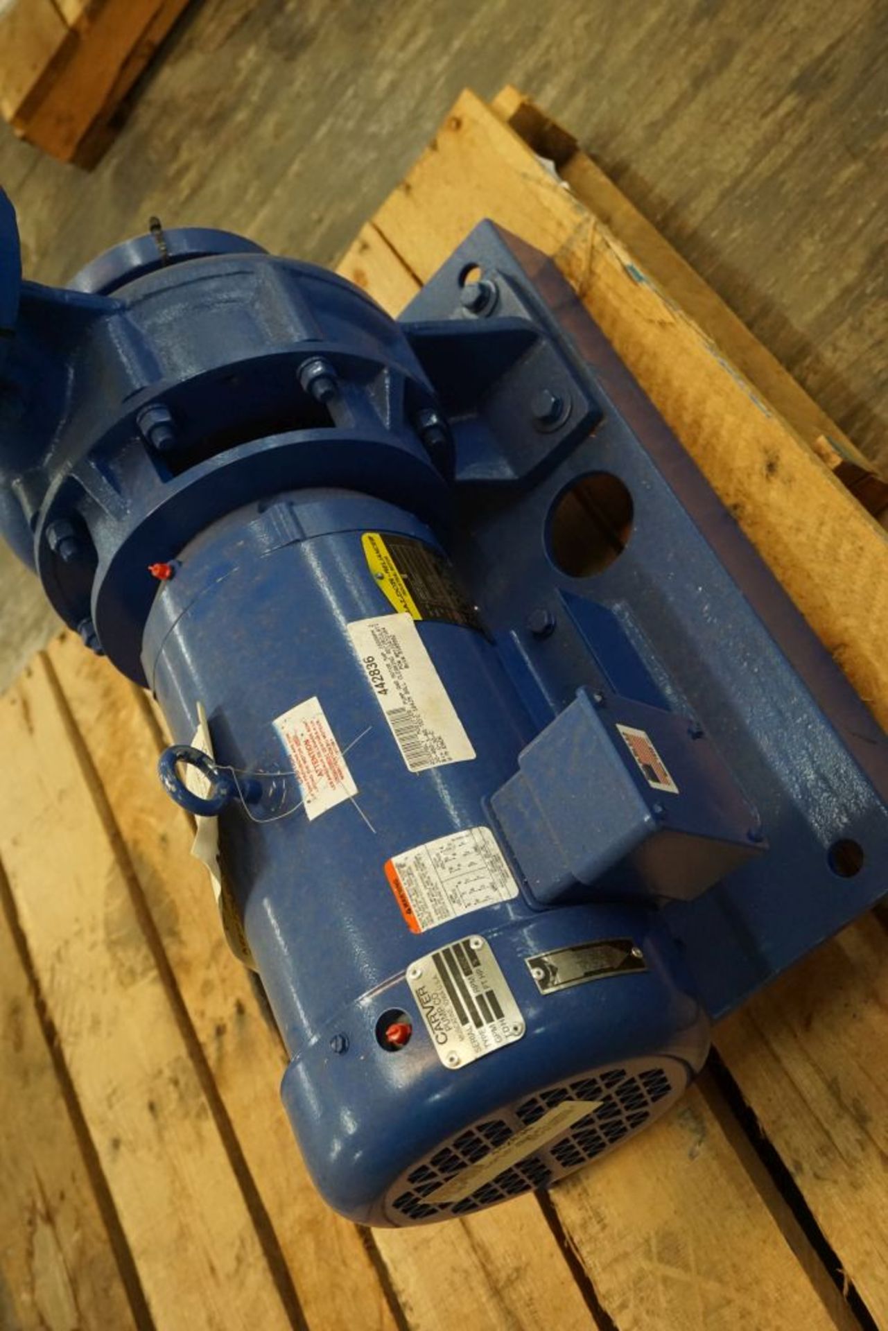 Carver Pump|Model No. KWP88-200-313-5 SF; 5 HP; 230/460V|Lot Loading Fee: $5.00 - Image 6 of 9