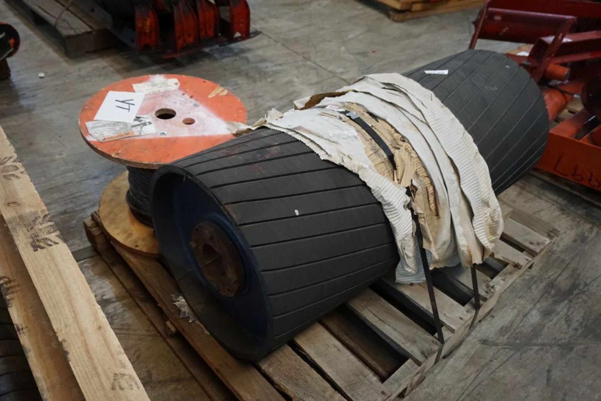 19" D Conveyor Pulley|44" Working Width; 53" Overall Width|Lot Loading Fee: $5.00 - Image 6 of 6