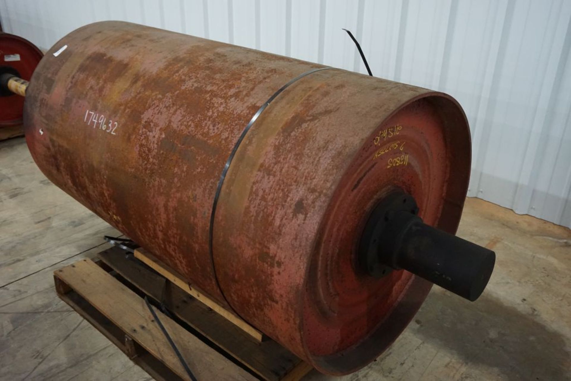 Continental 36"Diameter Tapered Conveyor Pulley|65" Working Width; 83" Overall Width|Lot Loading Fee