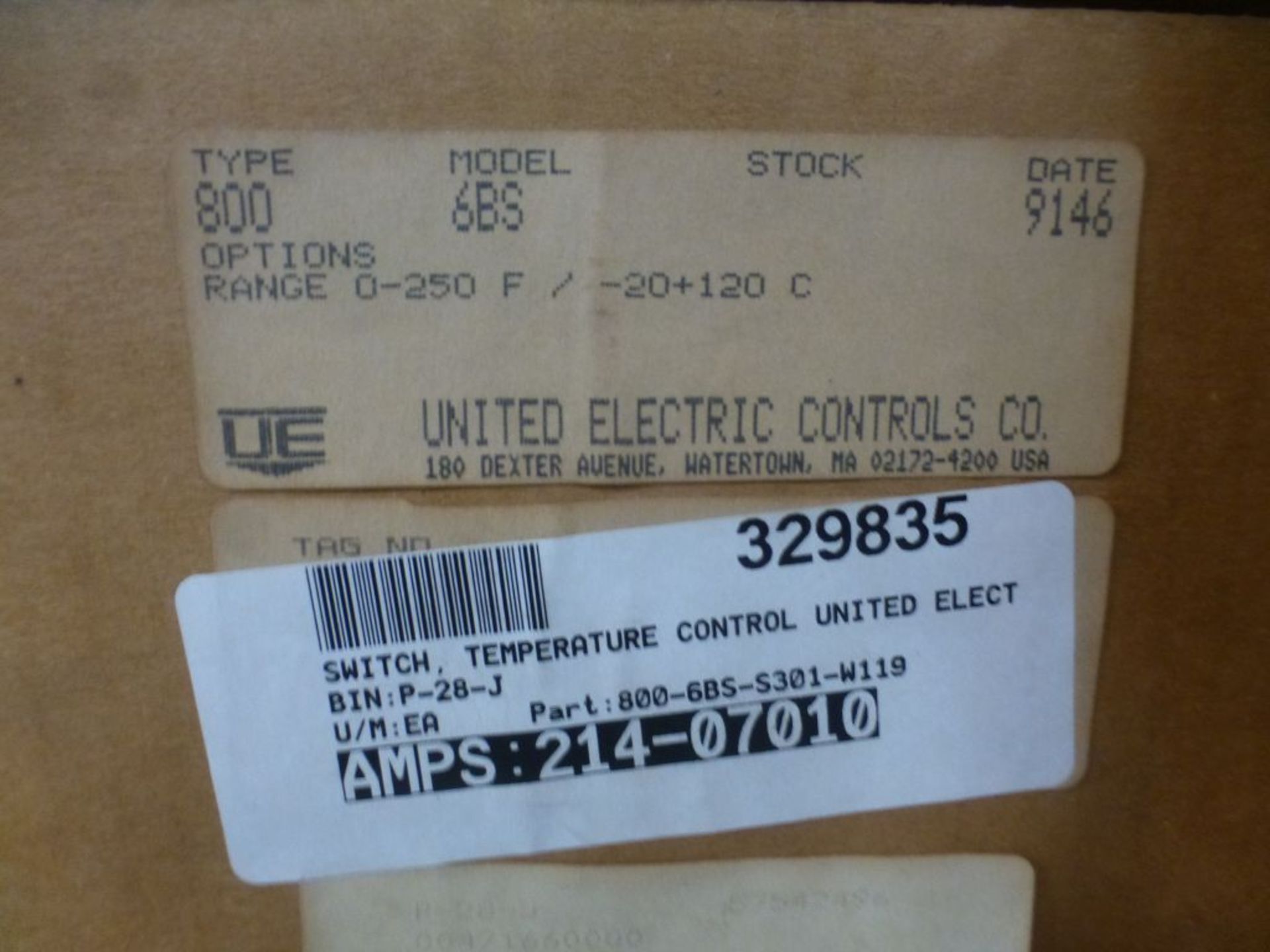 Lot of (2) Assorted Components|(1) Merrick Power Supply Cart Part No. AD21232; (1) United Electric C - Image 3 of 10
