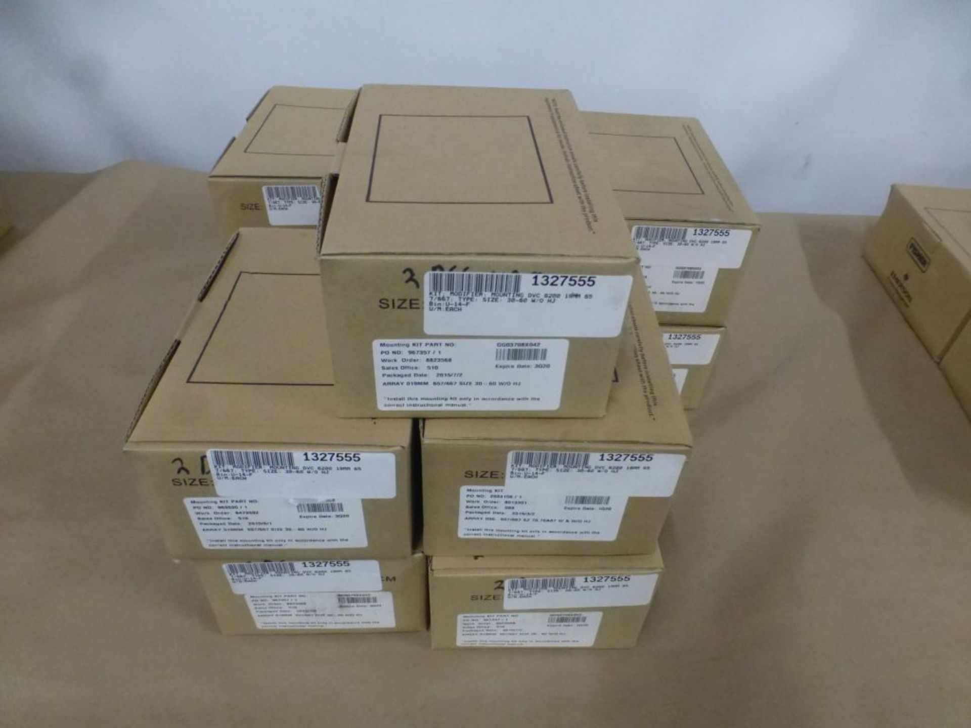 Lot of (11) Fisher Modifier Mounting Kits|Part No. GG03708X042|Lot Loading Fee: $5.00