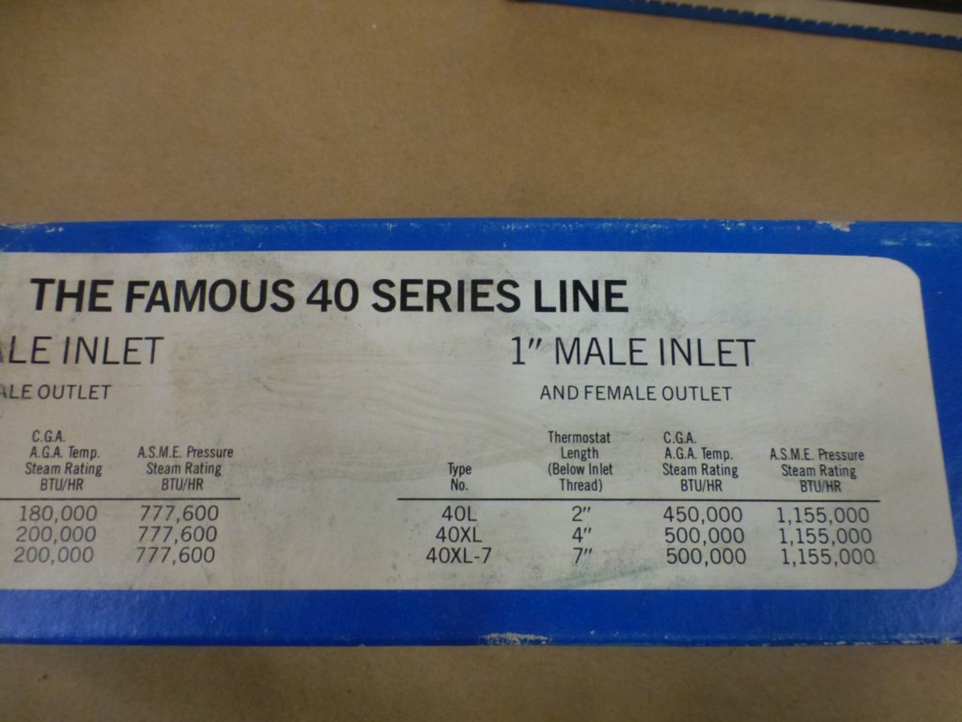 Lot of Assorted Valves|(4) Watts Blue Ribbon Relief Valves Model No. 40; (1) Directional Control 3/8 - Image 12 of 32