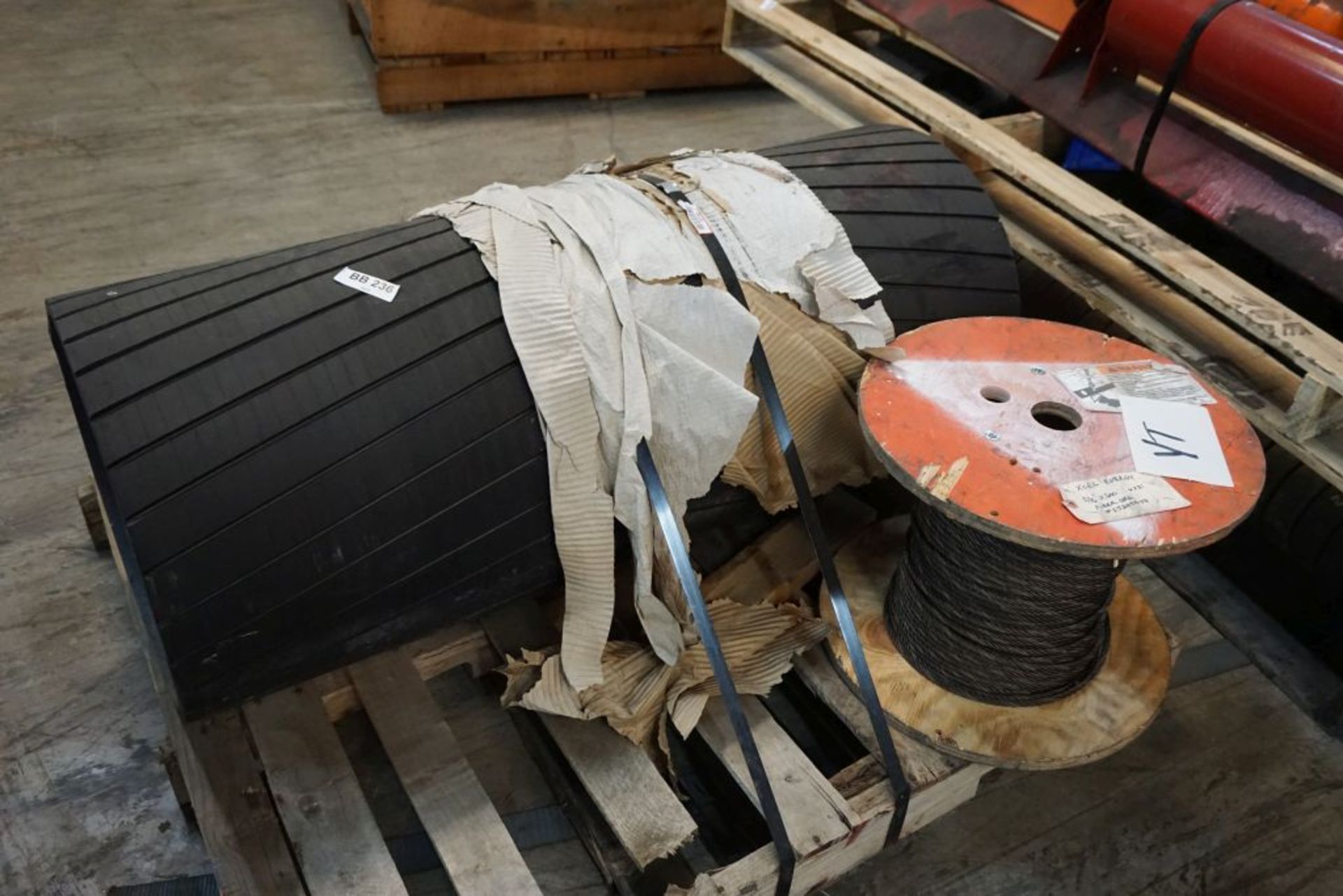 19" D Conveyor Pulley|44" Working Width; 53" Overall Width|Lot Loading Fee: $5.00