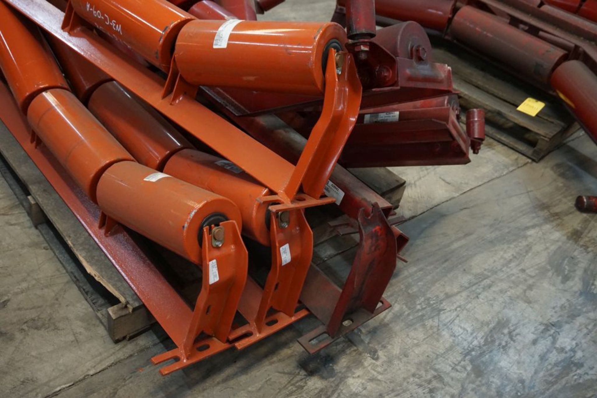 Lot of (6) 6"Diameter Impact Idlers|41" Working Width; 50" Overall Width|Lot Loading Fee: $5.00 - Image 2 of 5