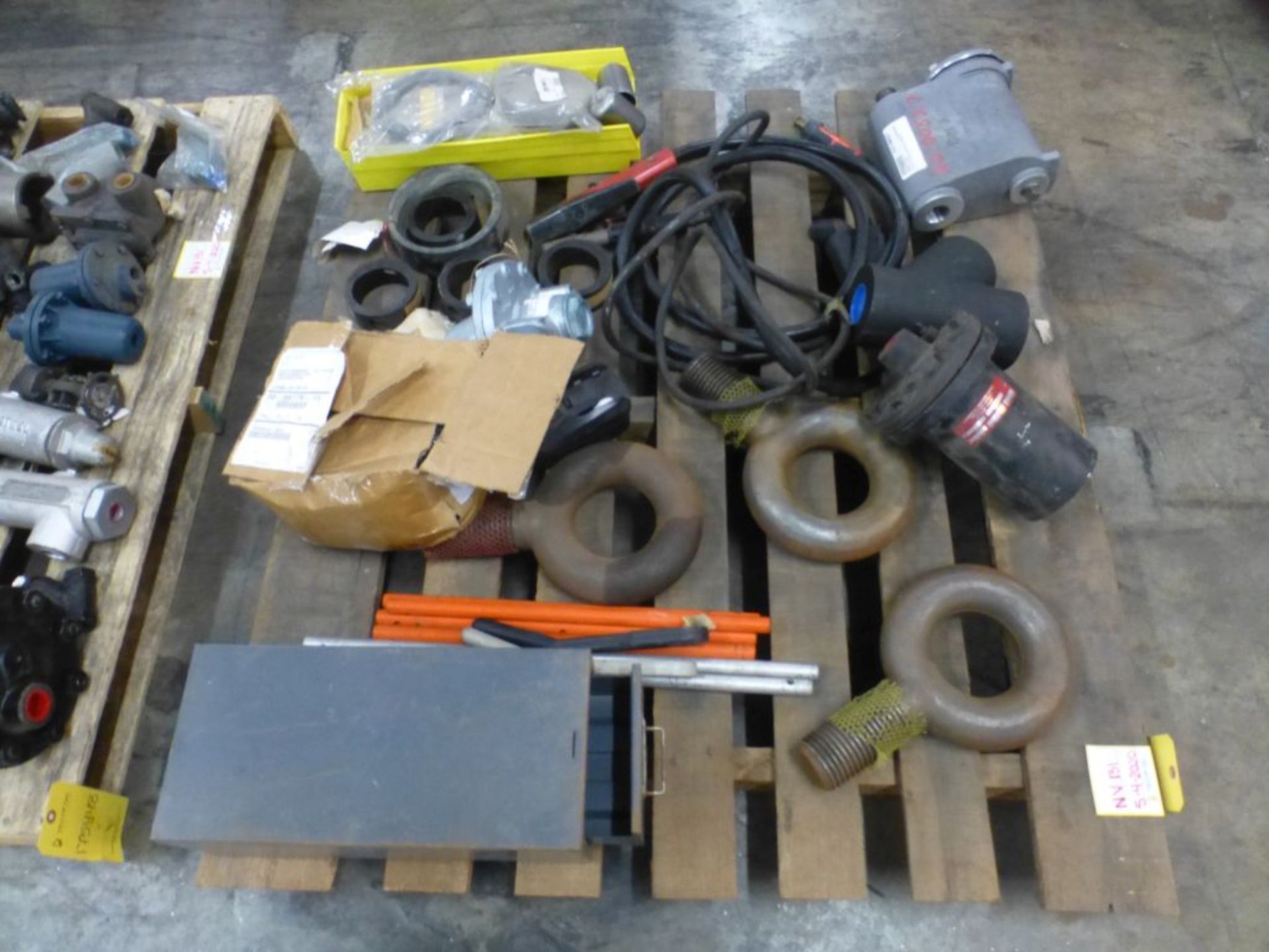 Lot of Assorted Components|Includes:; Large Eye Bolts; Rods; Steam Trap; Single Drawer|Lot Loading F - Image 2 of 21