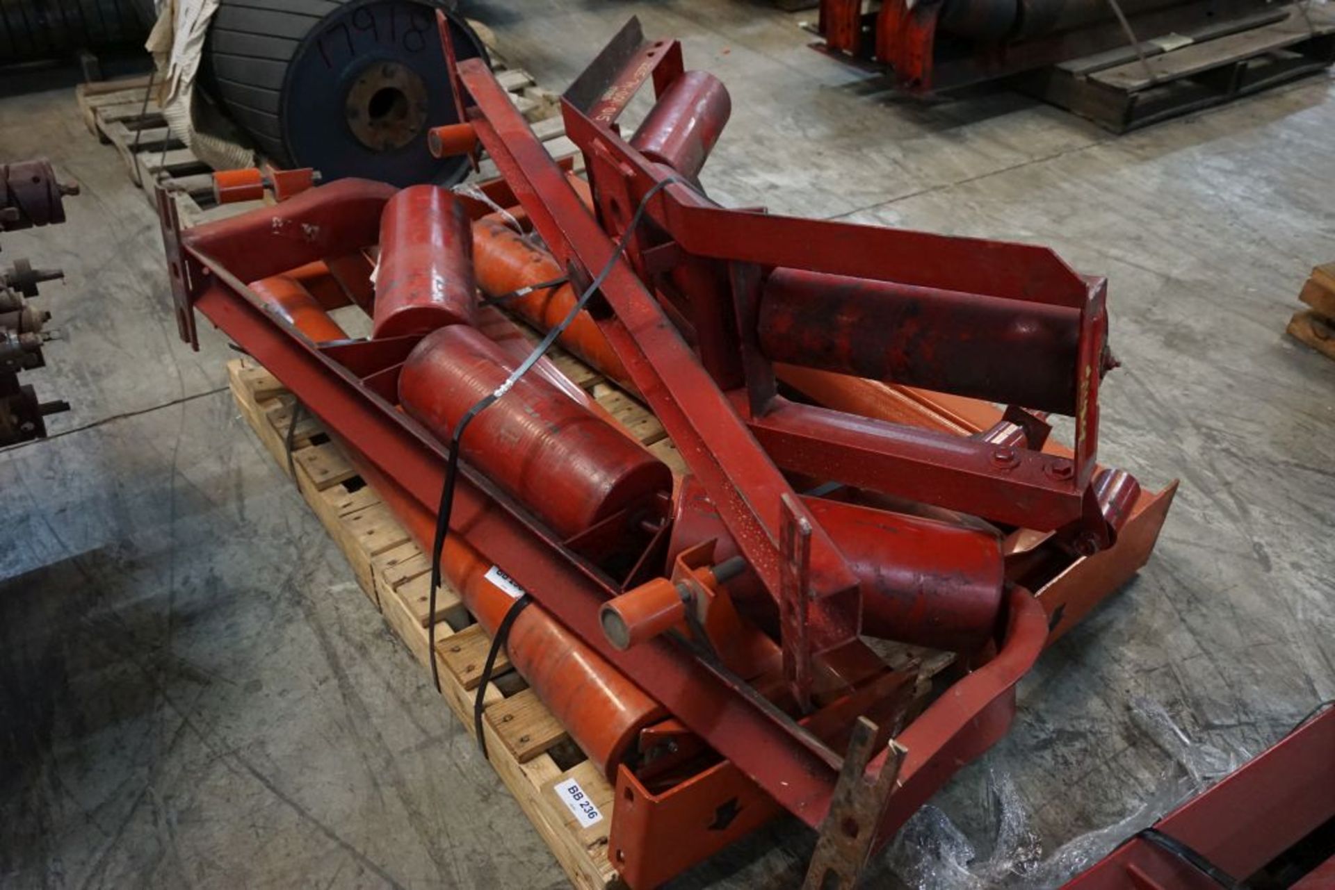 Lot of (4) 6" D Training Idlers|42" Working Width; 53" Overall Width|Lot Loading Fee: $5.00 - Image 6 of 7