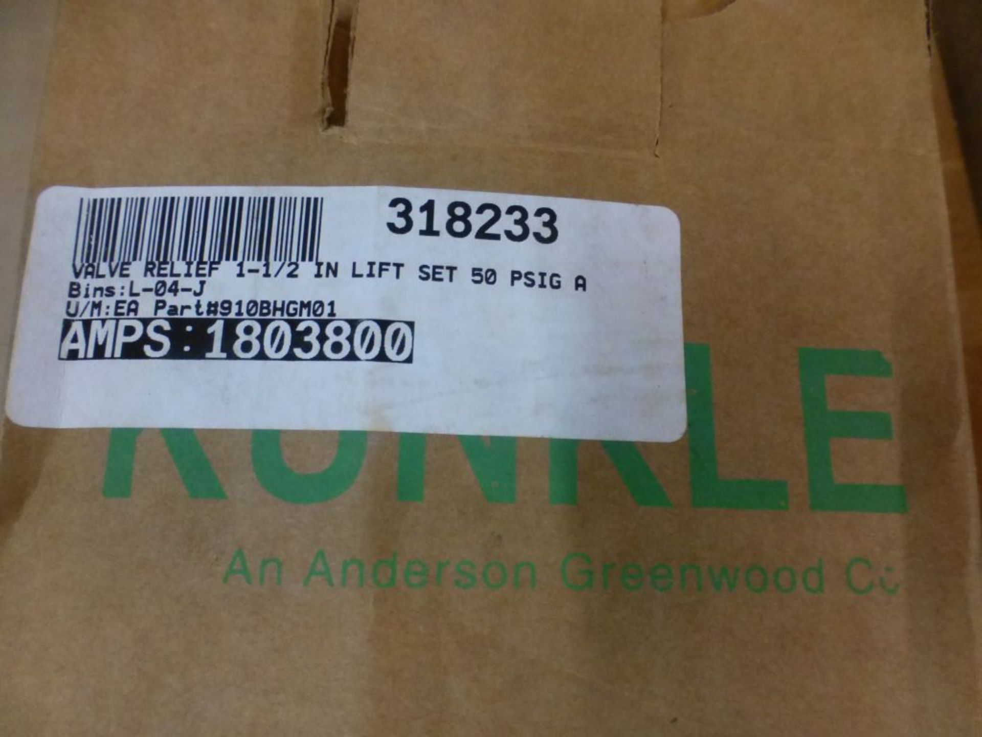 Lot of Assorted Valves|(2) Kunkle Valves; (2) Safety Relief Valves Part No. 1-110M-2-MS, Model No. 1 - Image 25 of 30