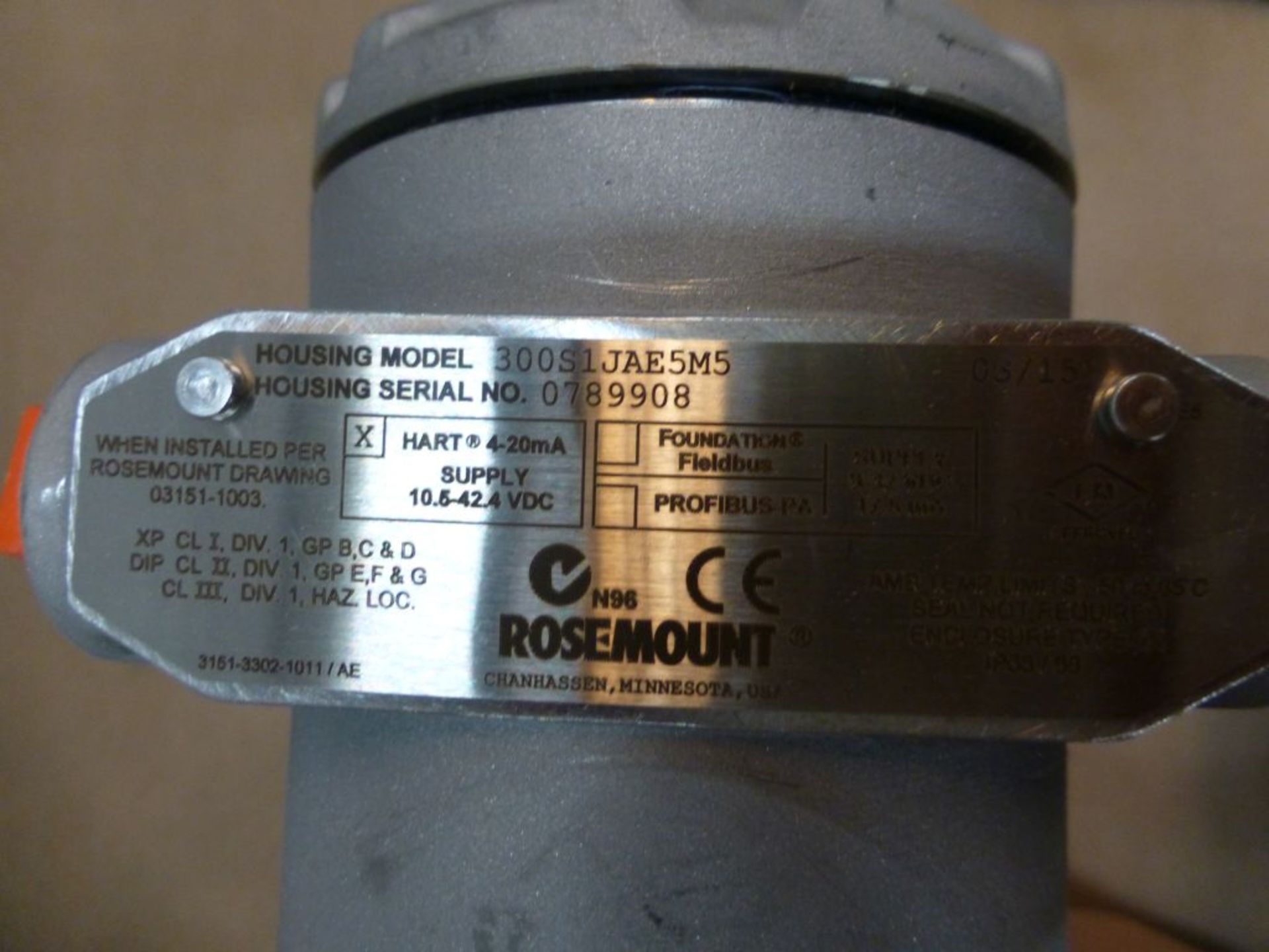 Rosemount Pressure Transmitter and Flow Meter|Model No. 0305RC22B11B4; Part No. C30511-1124-0000|Lot - Image 6 of 7