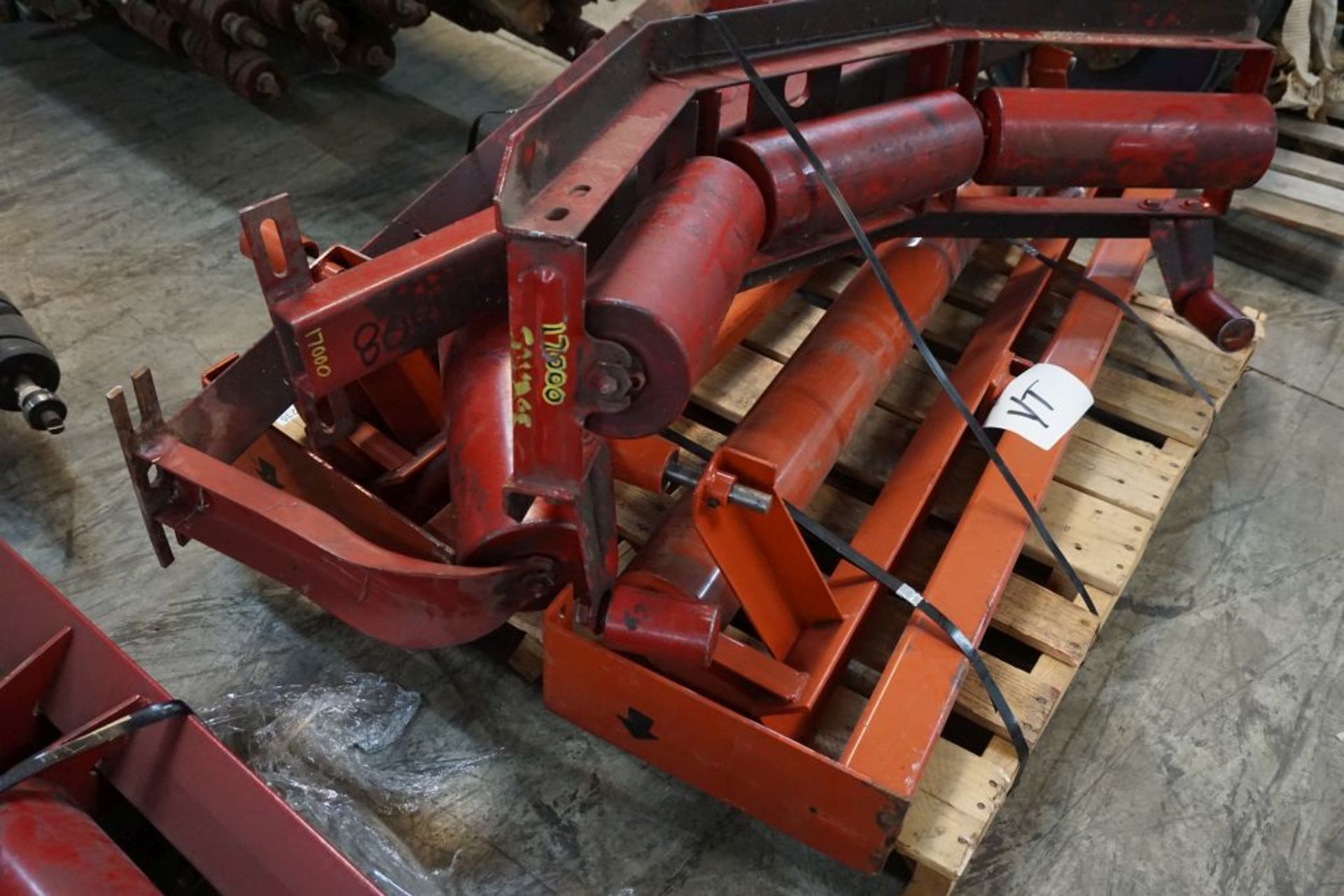 Lot of (4) 6" D Training Idlers|42" Working Width; 53" Overall Width|Lot Loading Fee: $5.00 - Image 5 of 7