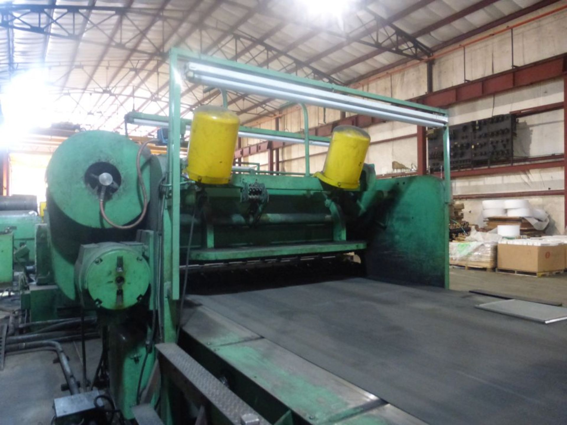 Warner & Swasey 84" x 1/4" Cut to Length Line|Includes:; Cincinnatti 2508 8' x 3/8" Mechanical Shear - Image 33 of 88