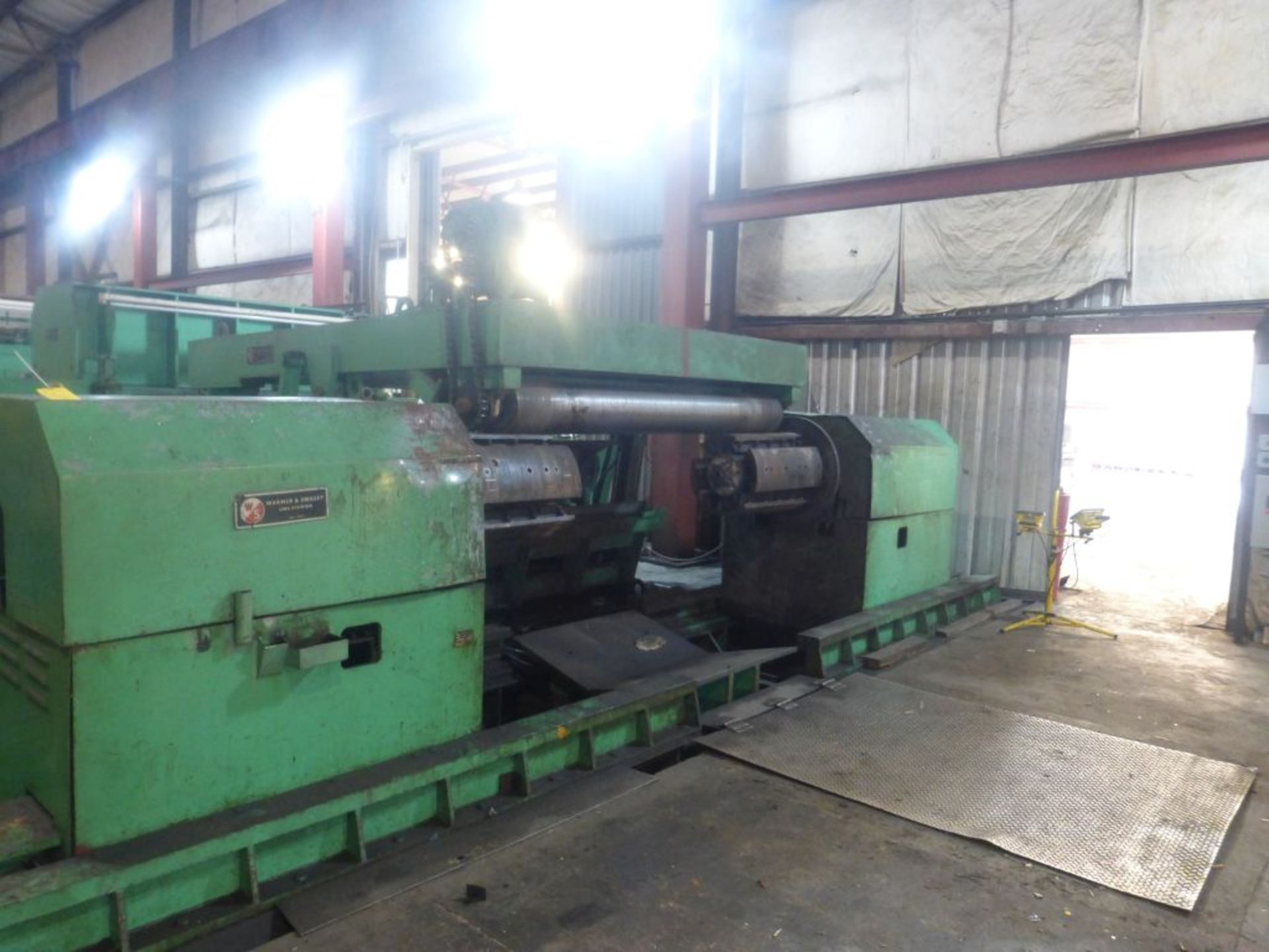 Warner & Swasey 84" x 1/4" Cut to Length Line|Includes:; Cincinnatti 2508 8' x 3/8" Mechanical Shear - Image 3 of 88