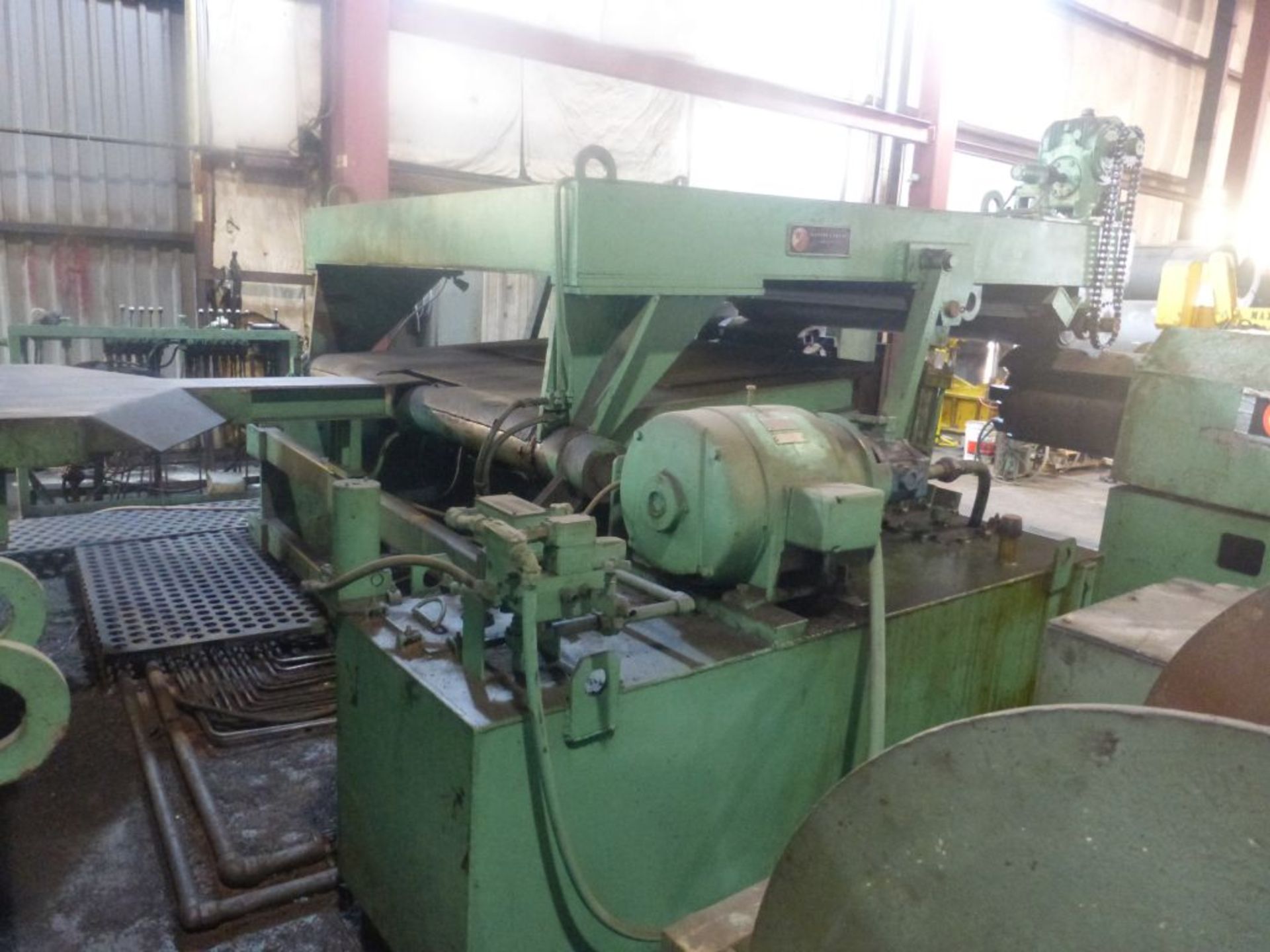 Warner & Swasey 84" x 1/4" Cut to Length Line|Includes:; Cincinnatti 2508 8' x 3/8" Mechanical Shear - Image 13 of 88