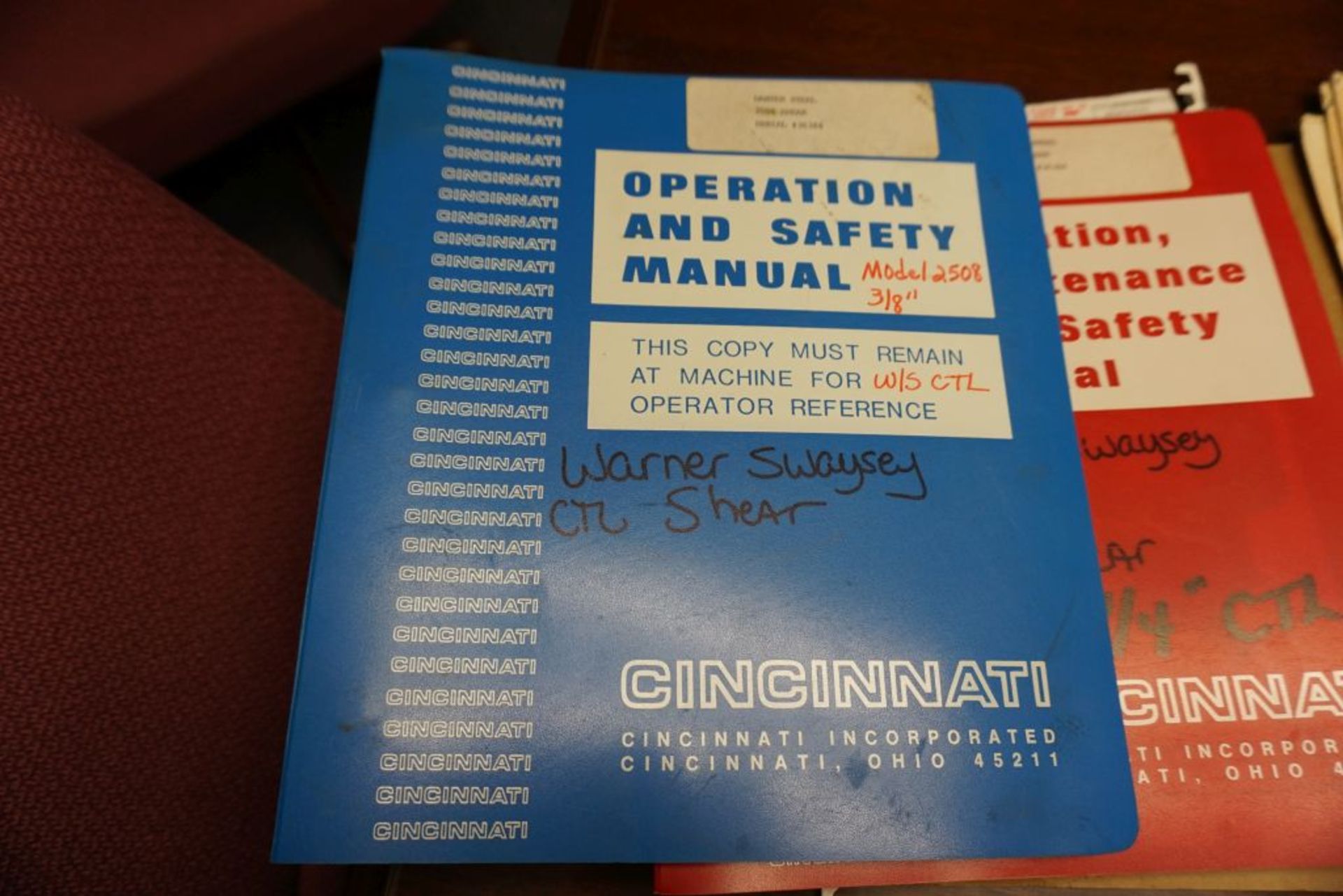 Warner & Swasey 84" x 1/4" Cut to Length Line|Includes:; Cincinnatti 2508 8' x 3/8" Mechanical Shear - Image 47 of 88