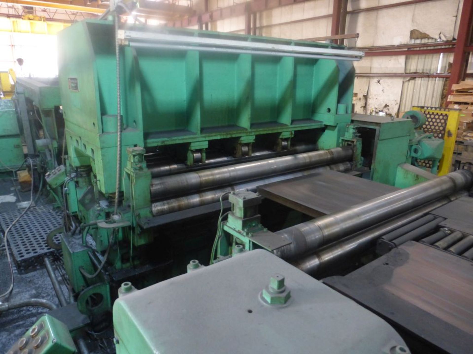 Warner & Swasey 84" x 1/4" Cut to Length Line|Includes:; Cincinnatti 2508 8' x 3/8" Mechanical Shear - Image 37 of 88