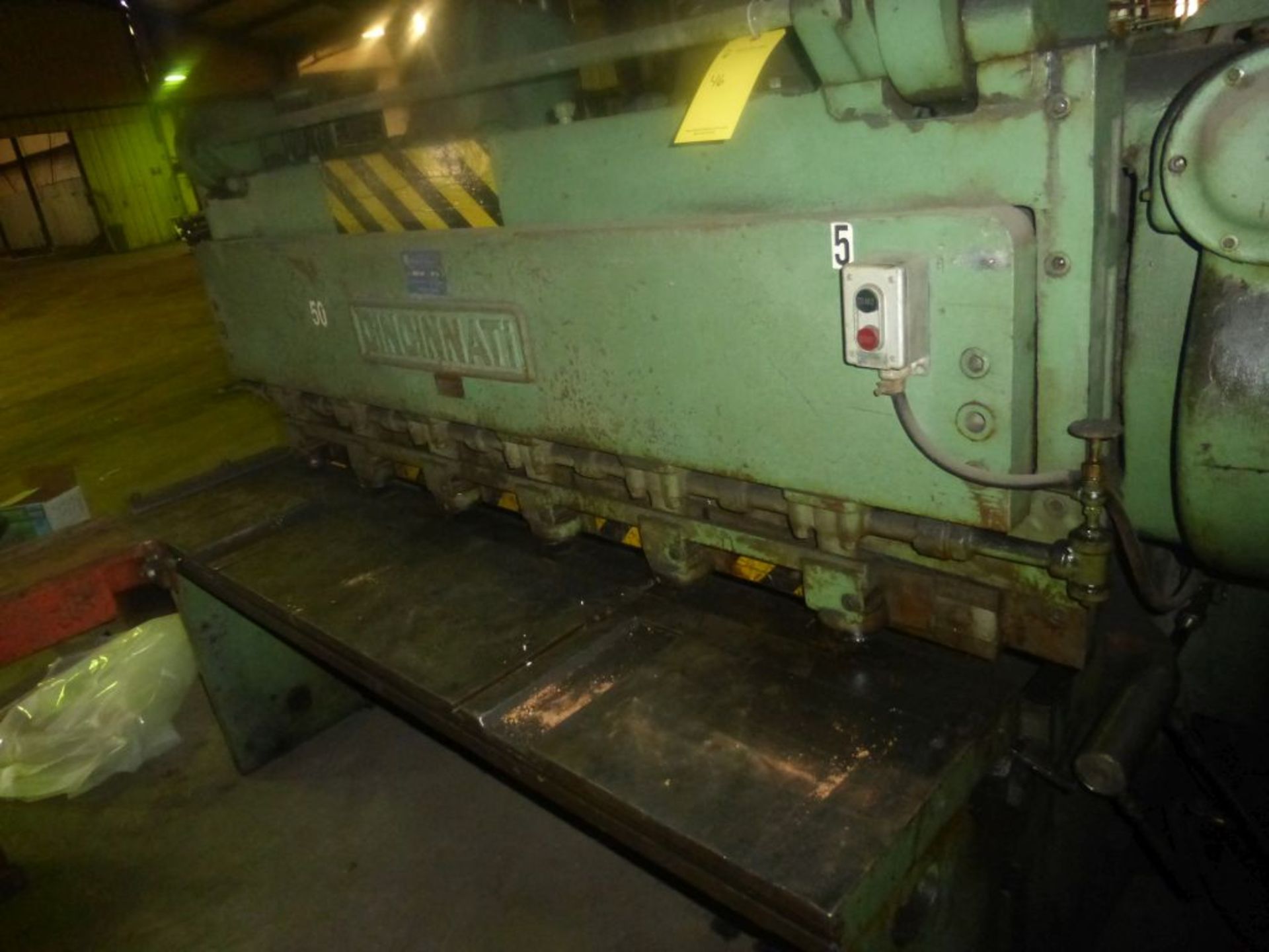 Cincinnati Mechanical Shear|Model: 14; 72"; Rear Operated Back Gauge - Image 7 of 7