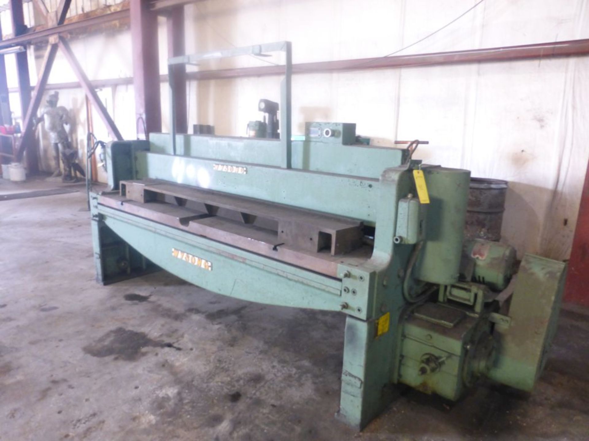 Wyson 8' Mechanical Shear|Front Operated Back Gauge