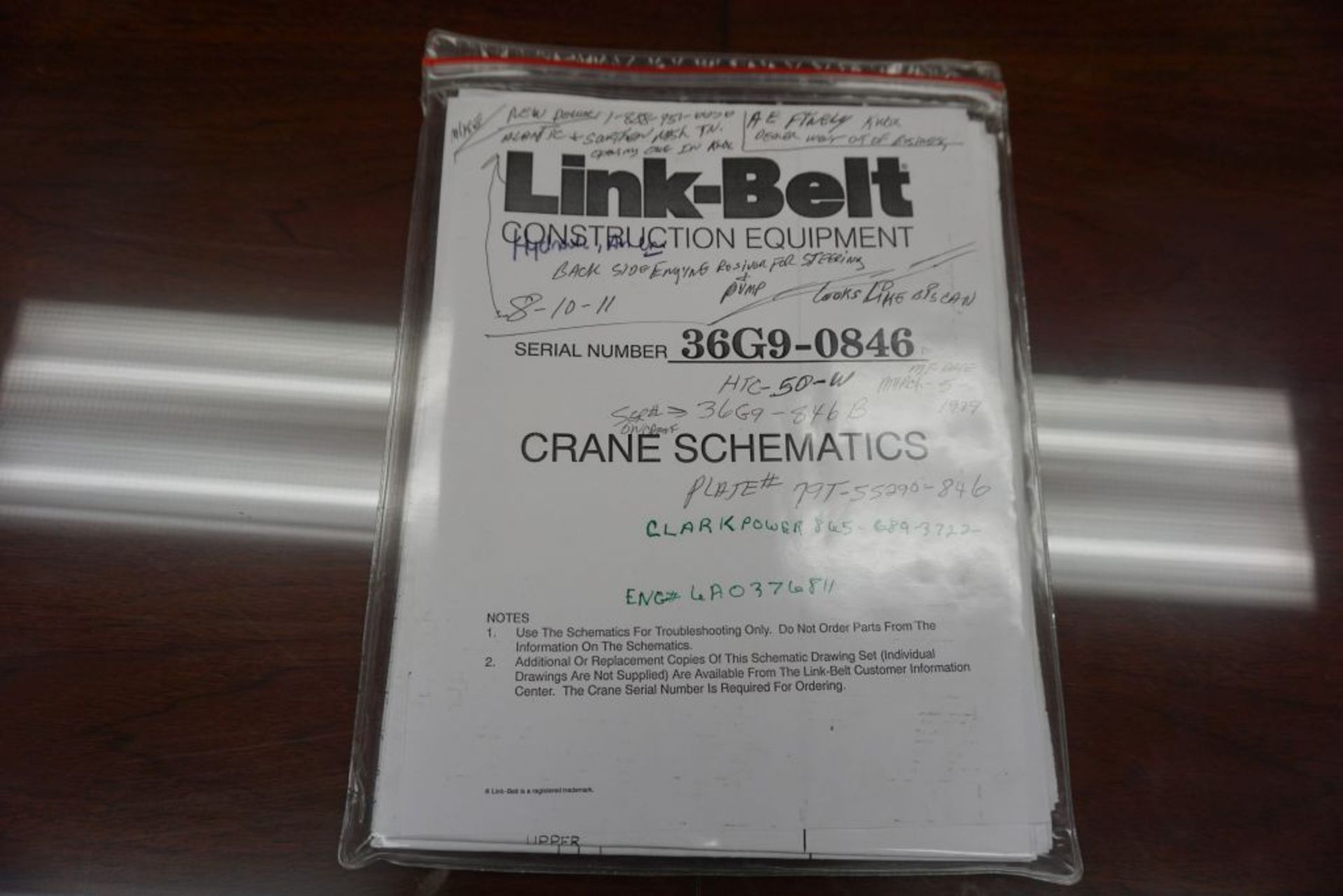 Link Belt 50-Ton Telescopic Boom Truck Crane|Model No. HTC 50W; S/N: G6G9-84GB; Plate No. 79T-55290- - Image 45 of 50