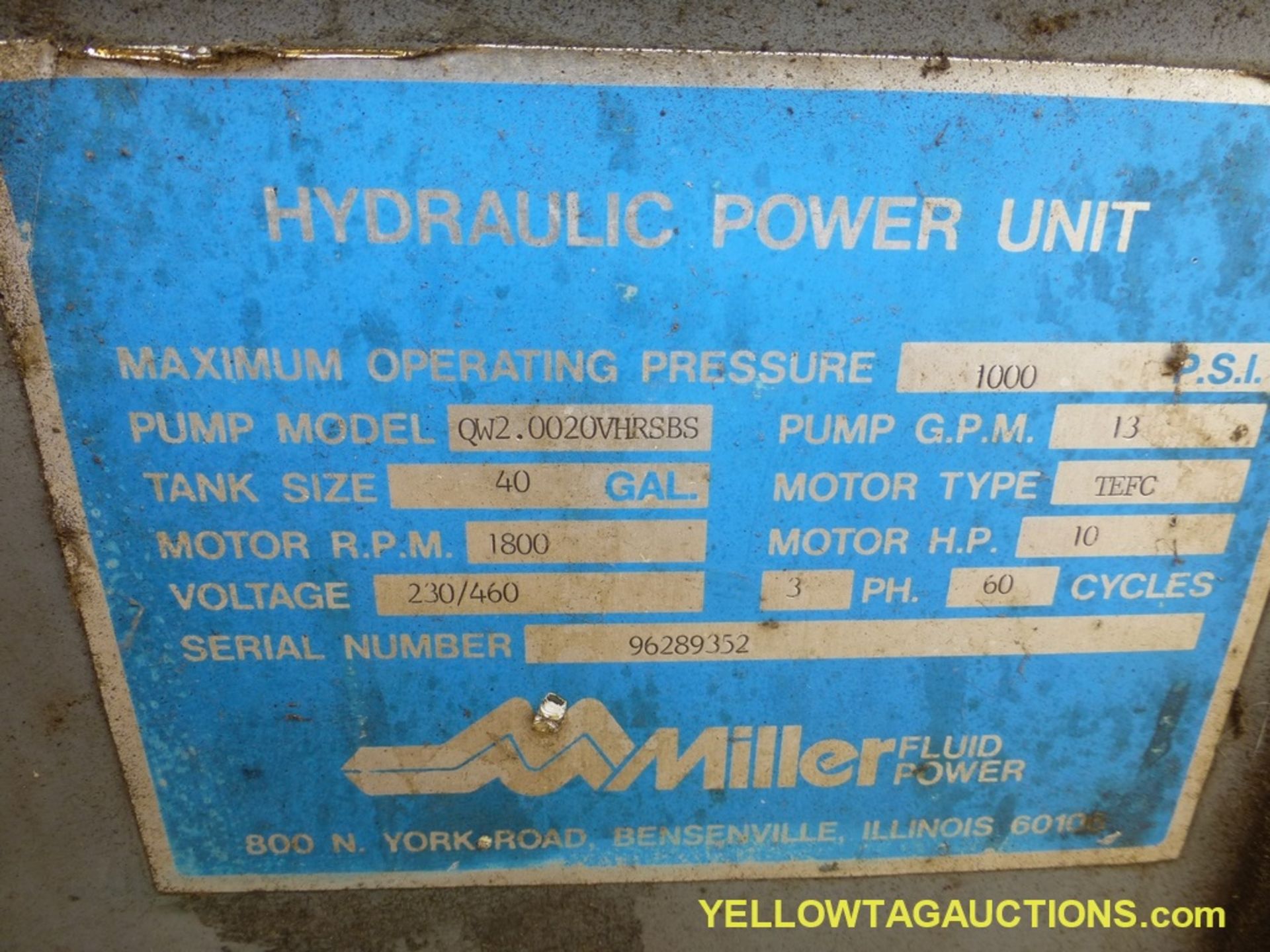 10 HP Hydraulic Pump - Image 6 of 6