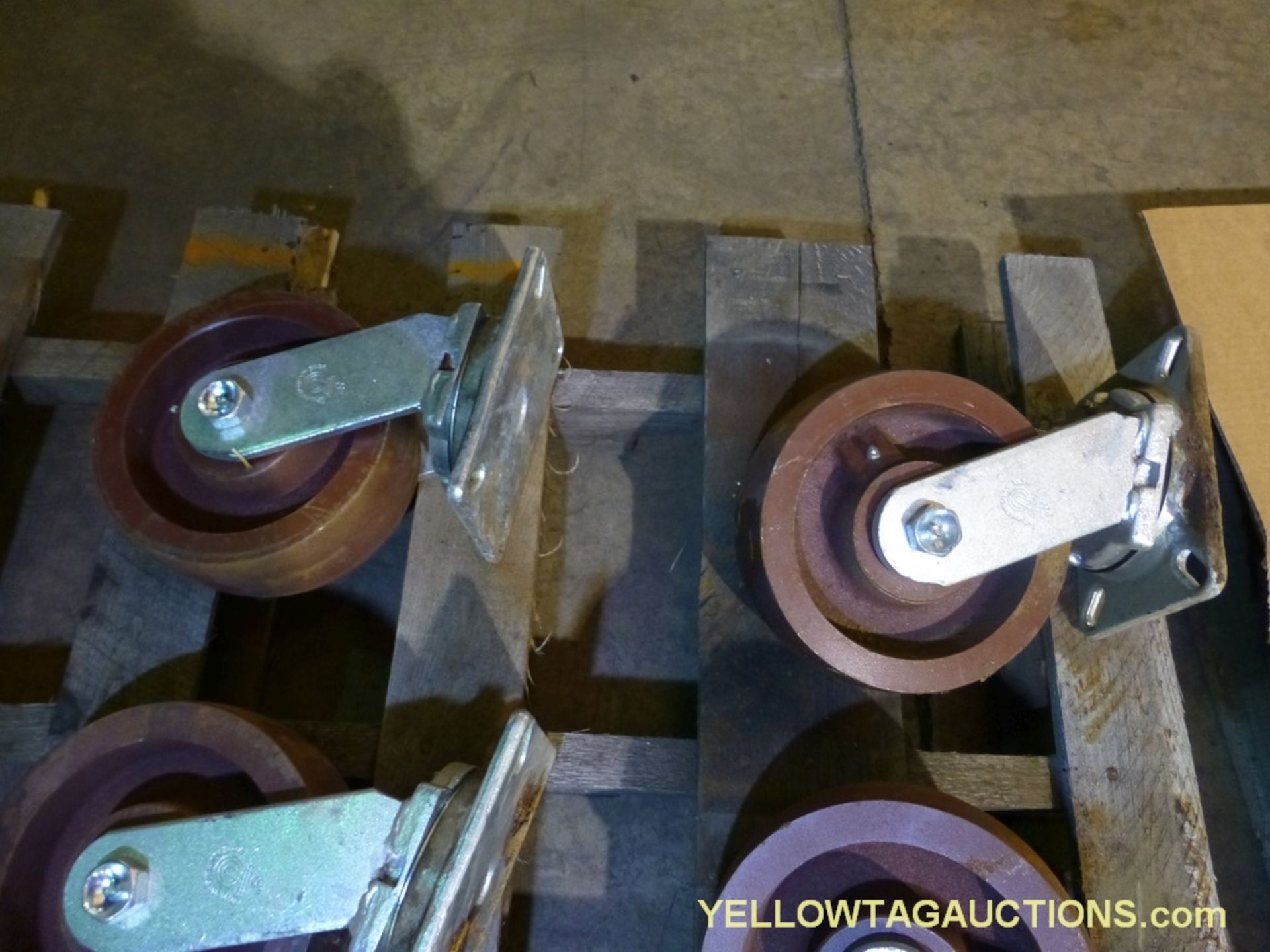 Lot of (8) Assorted Caster Wheels - Image 5 of 5