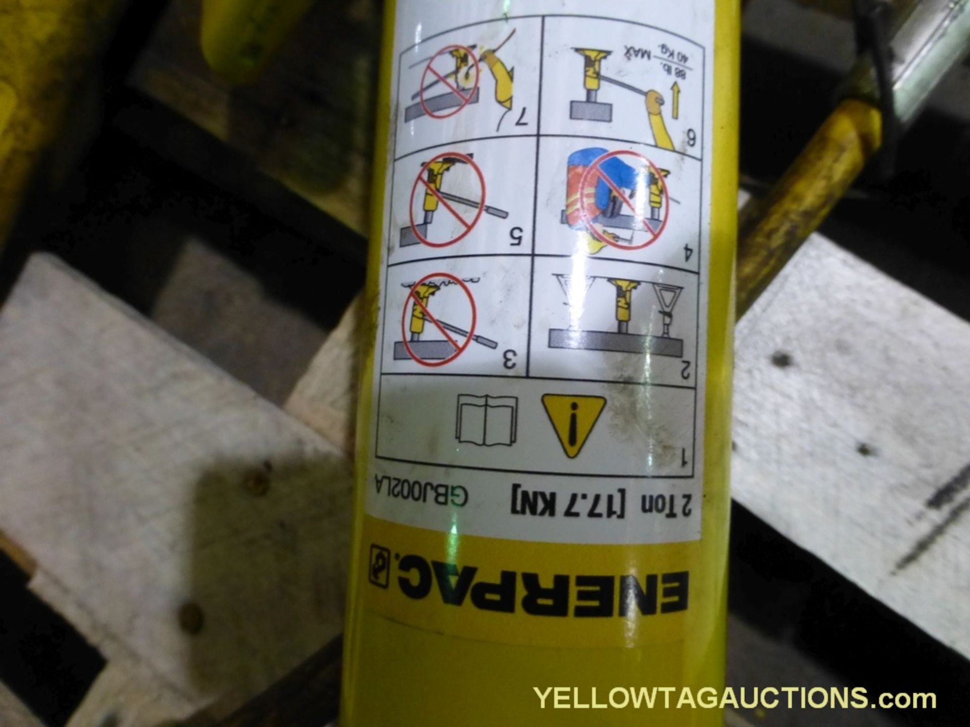 Lot of (3) Assorted Components | (2) Enerpac Hydraulic Hand Pumps; (1) Floor Jack - Image 5 of 5