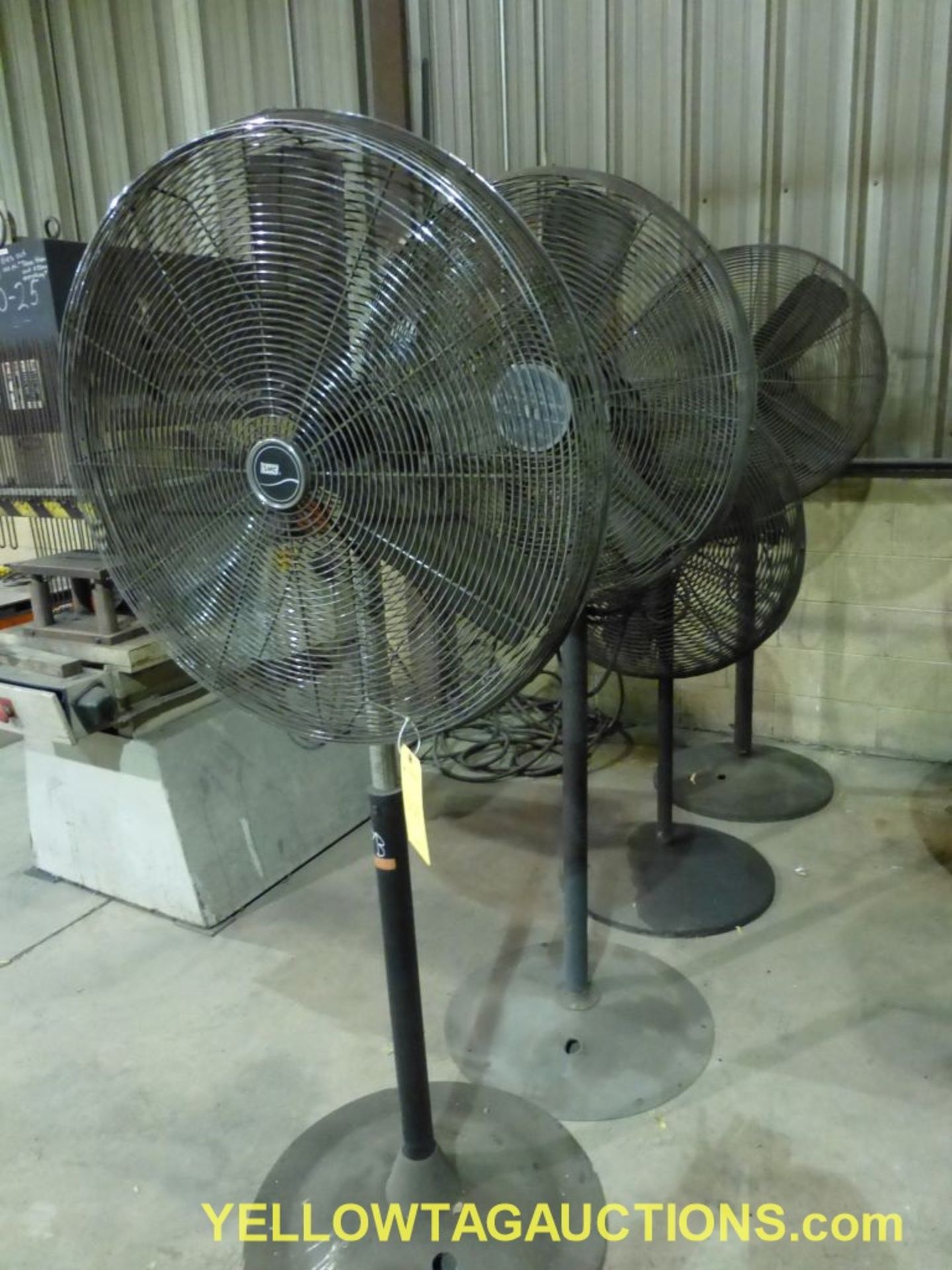 Lot of (4) Standing Assorted Fans | Brands Include:; SMC; Patton; Fansc