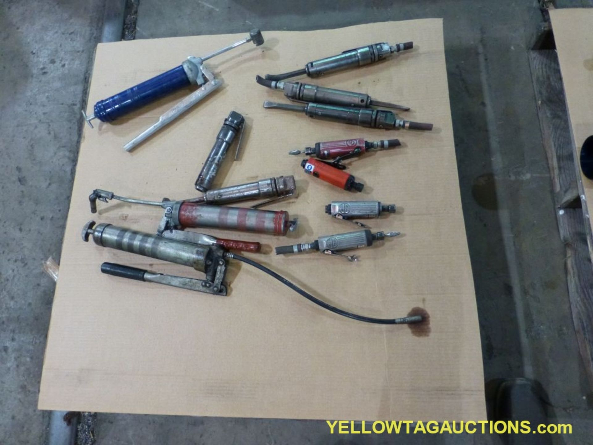 Lot of Assorted Grease Guns and Tools