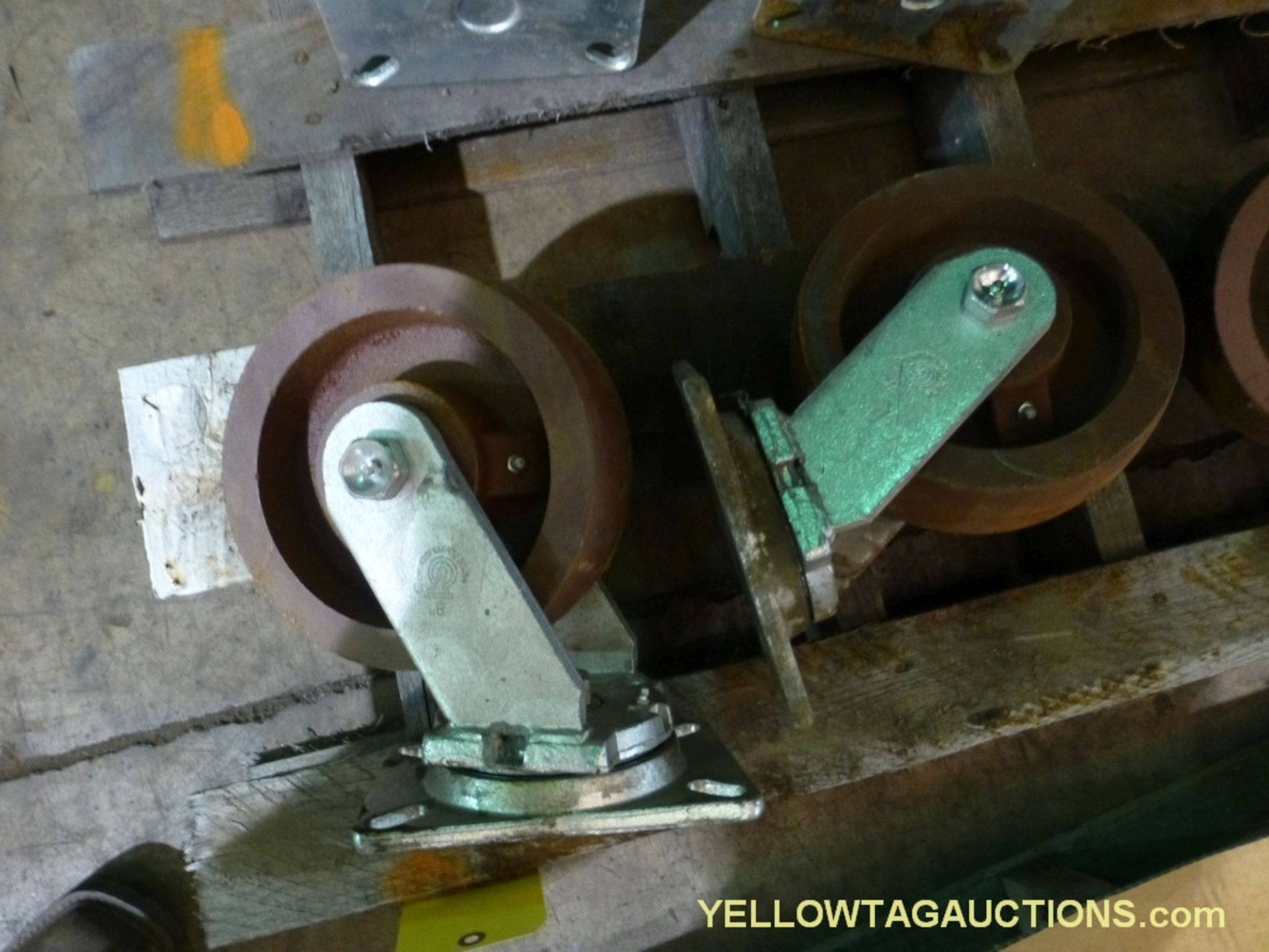 Lot of (8) Assorted Caster Wheels - Image 2 of 5