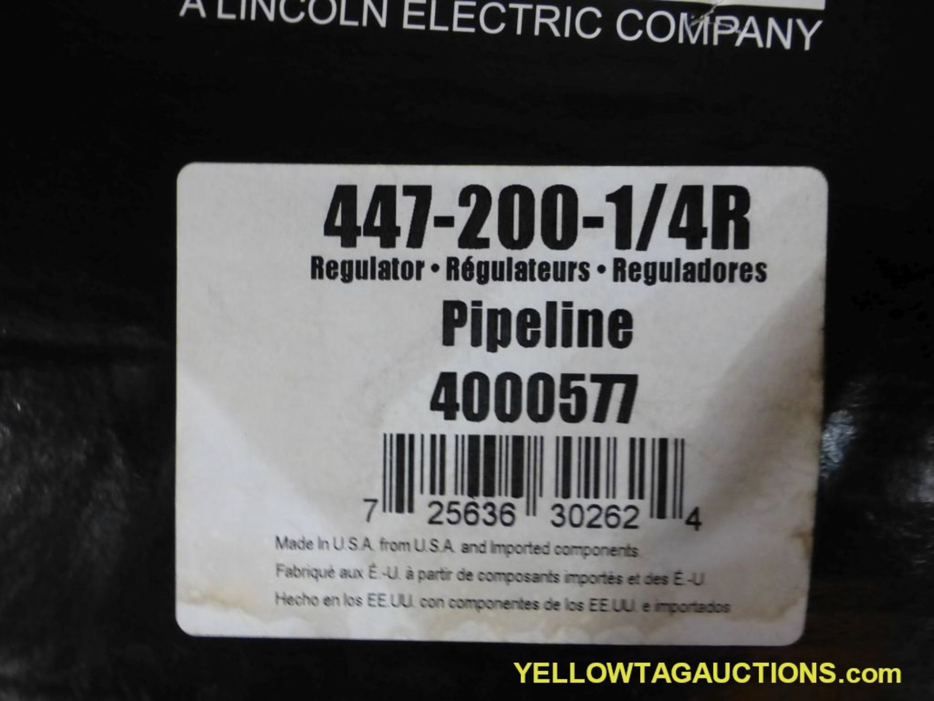 Lot of (3) Harris Regulators | (2) Oxygen Model No. 447-200-1/4" R; (1) Pipeline Model No. 447-200-1 - Image 3 of 5