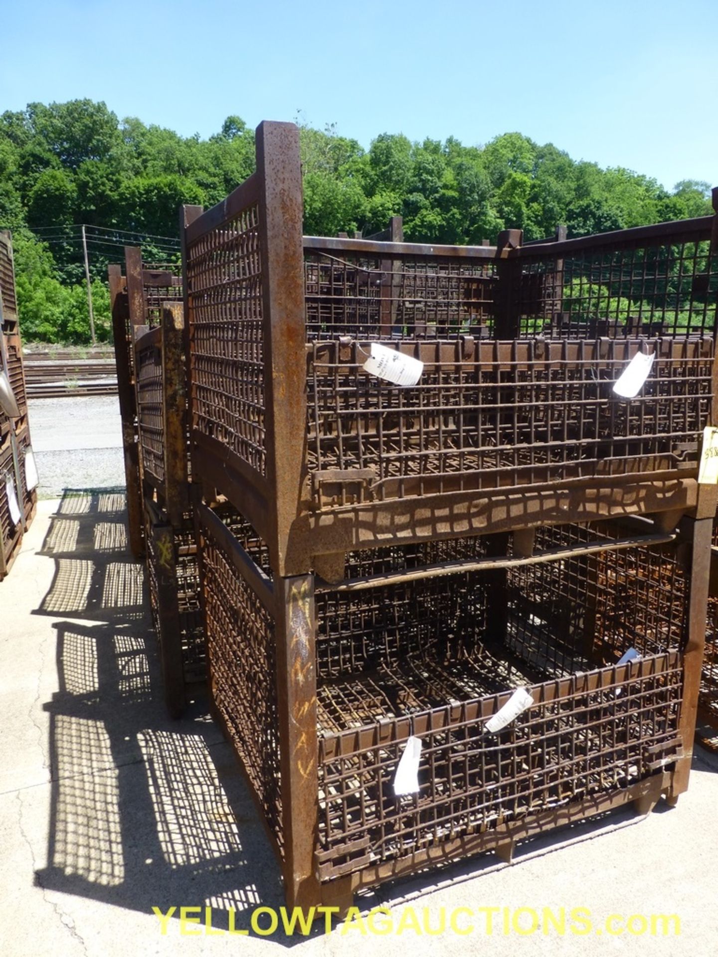 Lot of Approx (20) Wire Baskets | 31"H x 60"L x 36"W