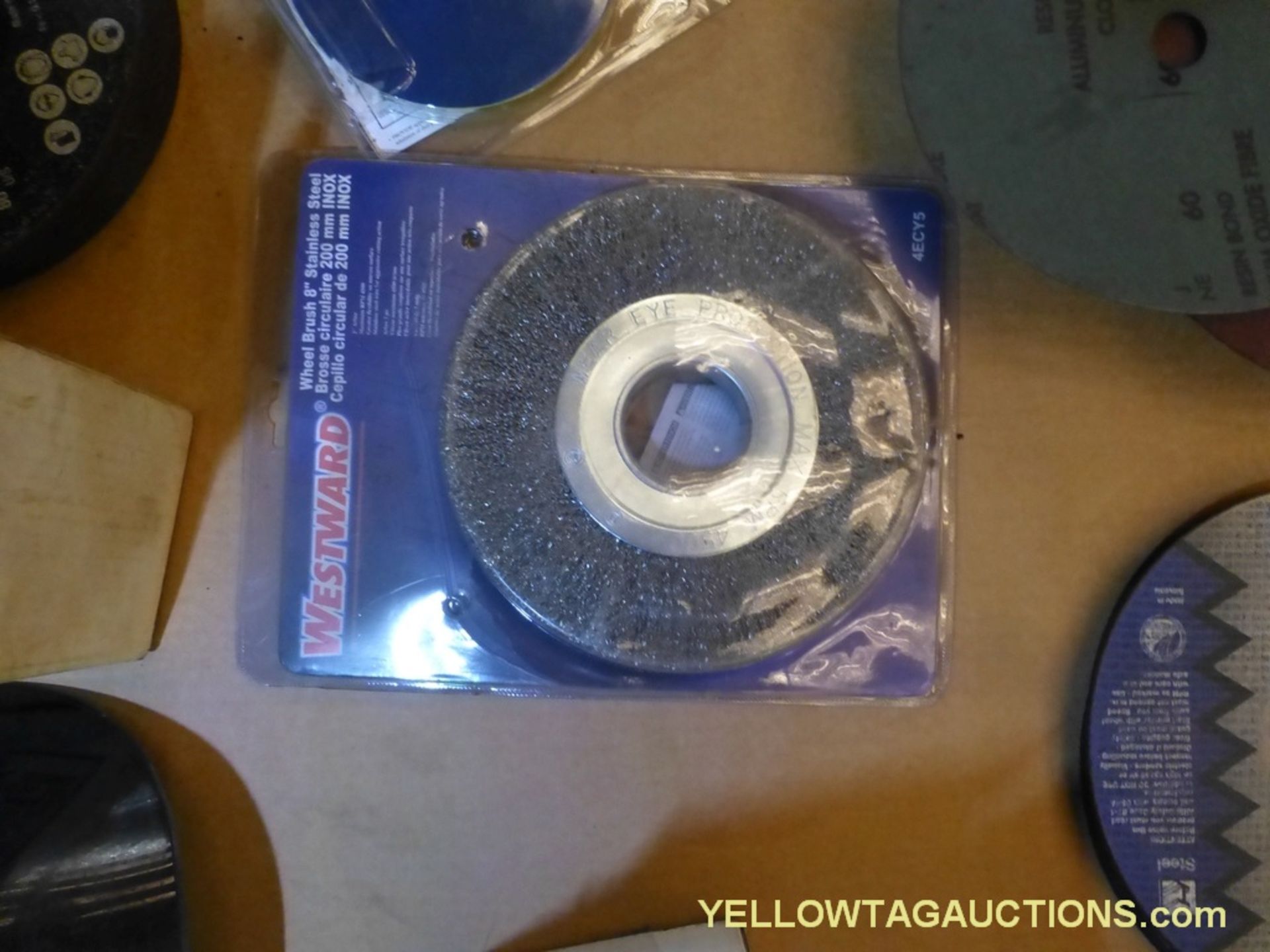 Lot of Assorted Components | Includes:; Assorted Grinding Wheels; Face Guard; Brands Include: Cubitr - Image 4 of 5