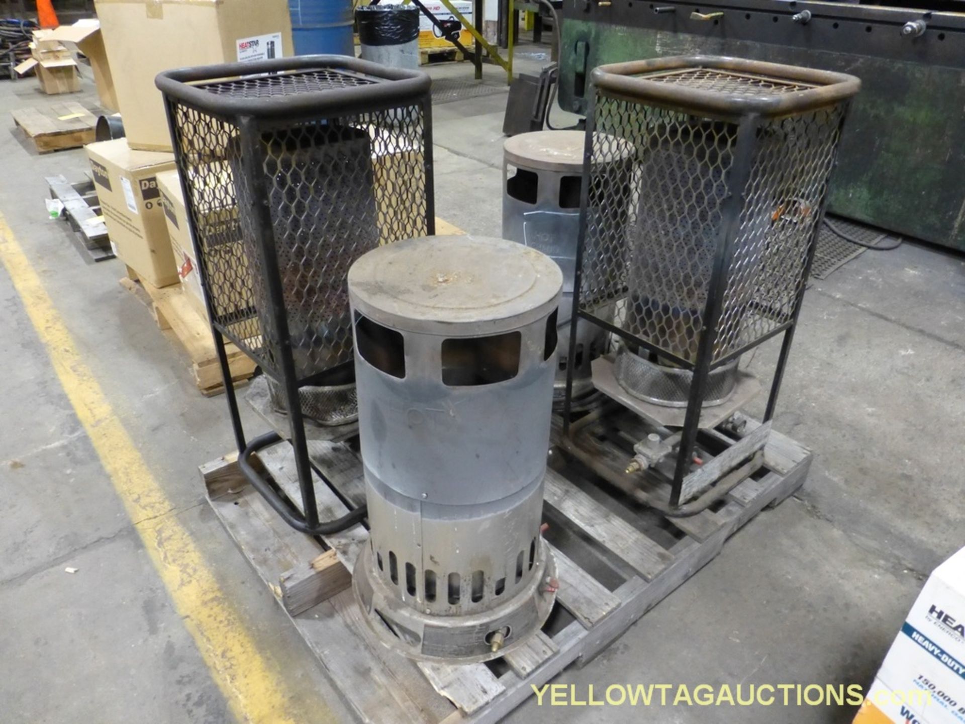 Lot of (4) Assorted Construction Heaters