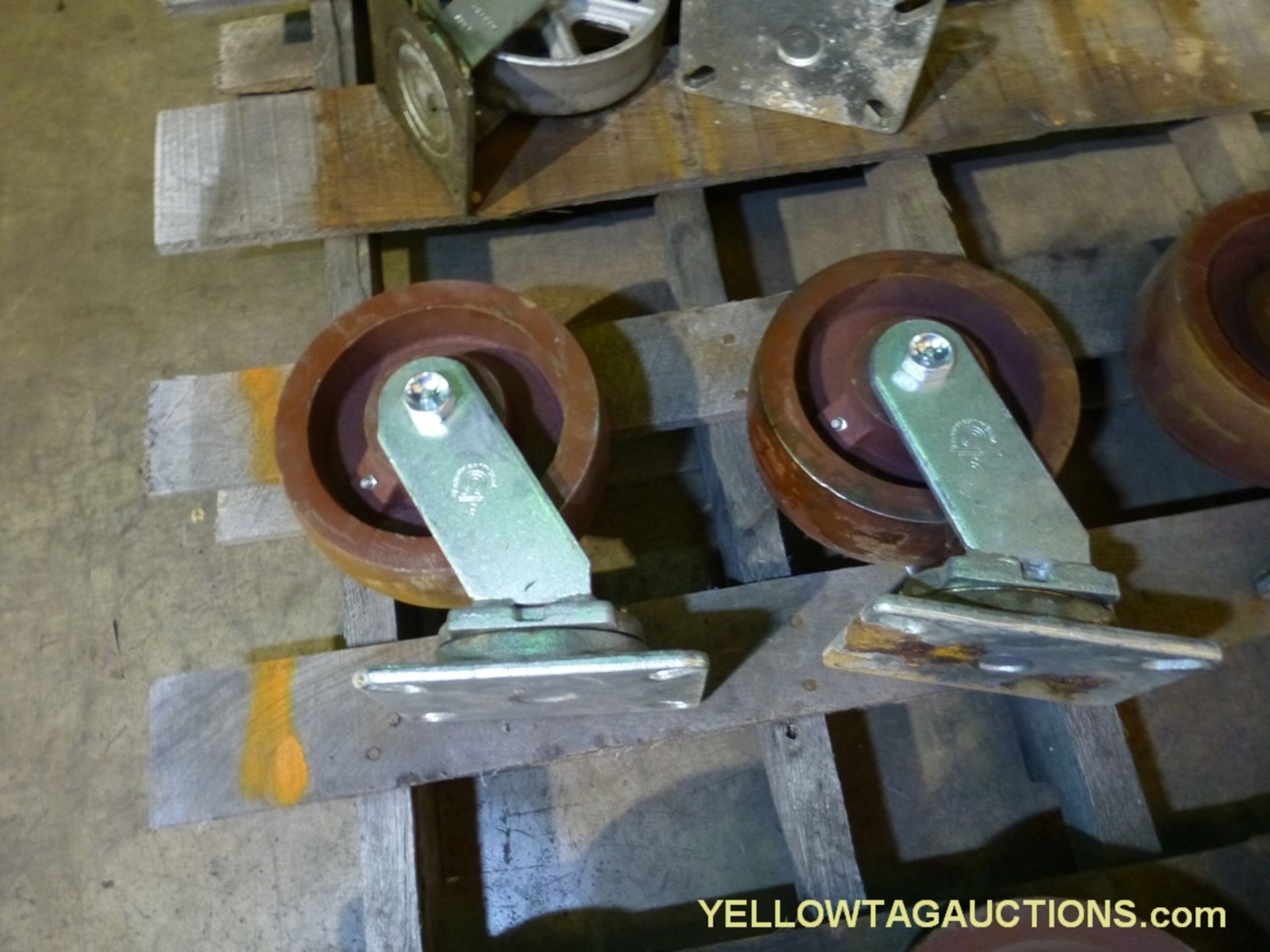 Lot of (8) Assorted Caster Wheels - Image 3 of 5