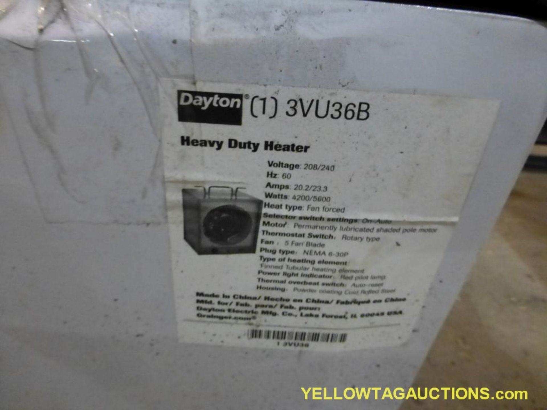 Lot of (4) Heavy Duty Heaters - Image 8 of 8