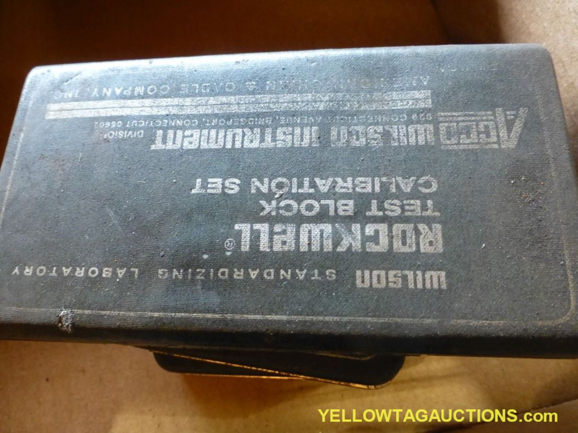 Lot of (3) Assorted Test Blocks | (1) Wilson Rockwell Test Block Calibration Set; (2) Service Physic - Image 6 of 8