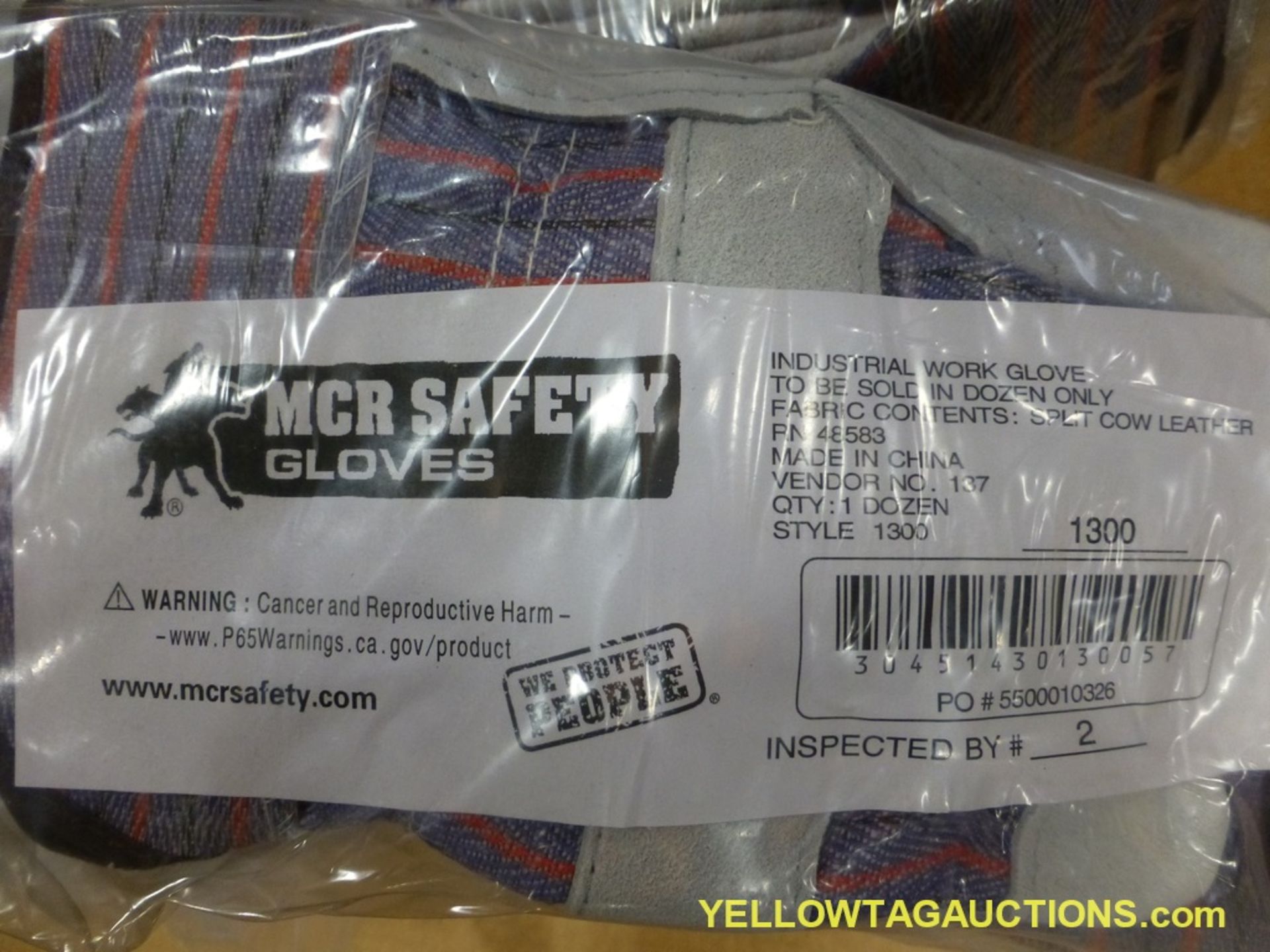 Lot of (6) Packs of (12) Pairs of Memphis Work Gloves | New Surplus - Image 4 of 4