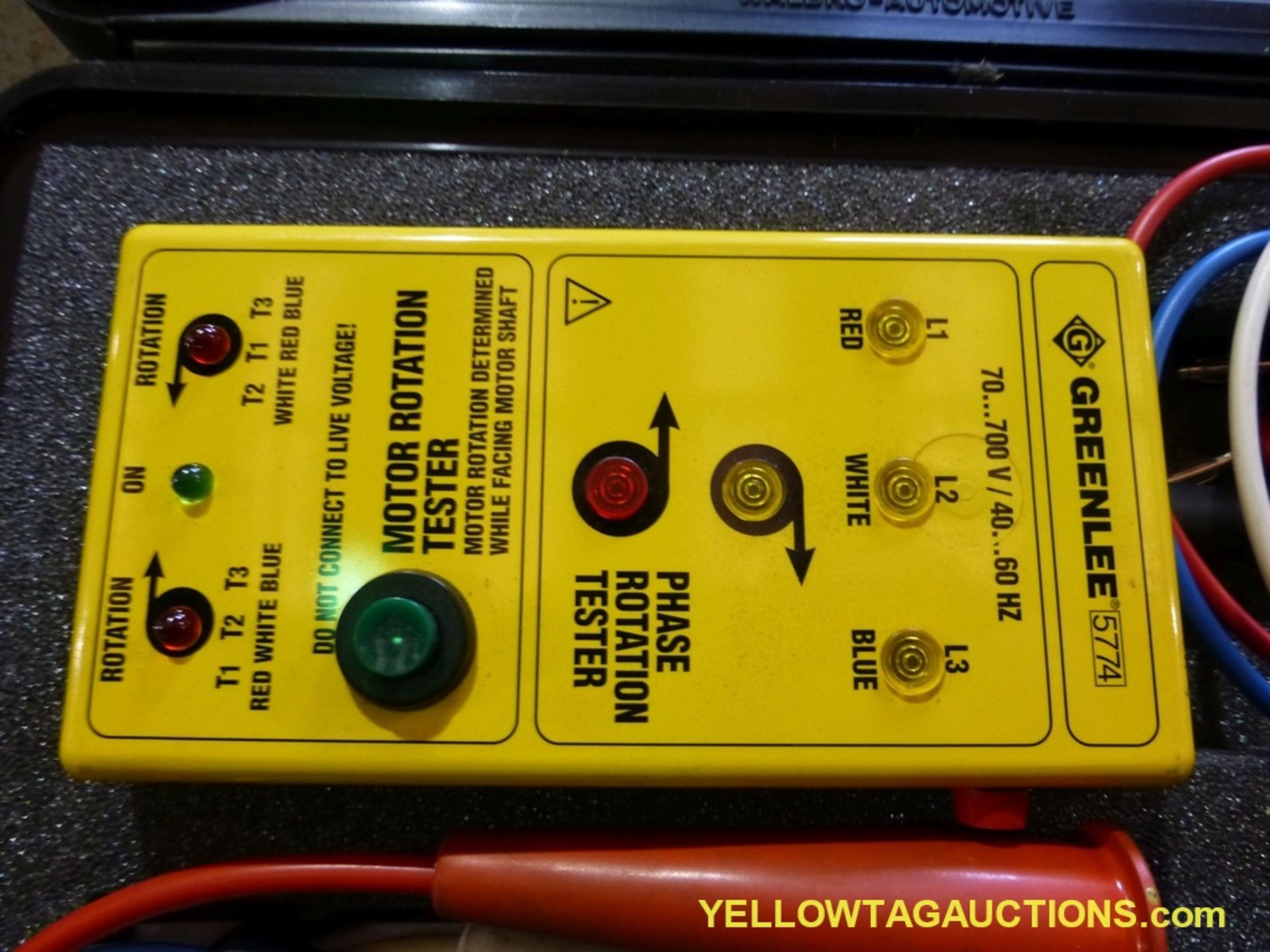 Greenlee Motor Rotation w/Phase Indicator | Model No. 5774 - Image 4 of 5